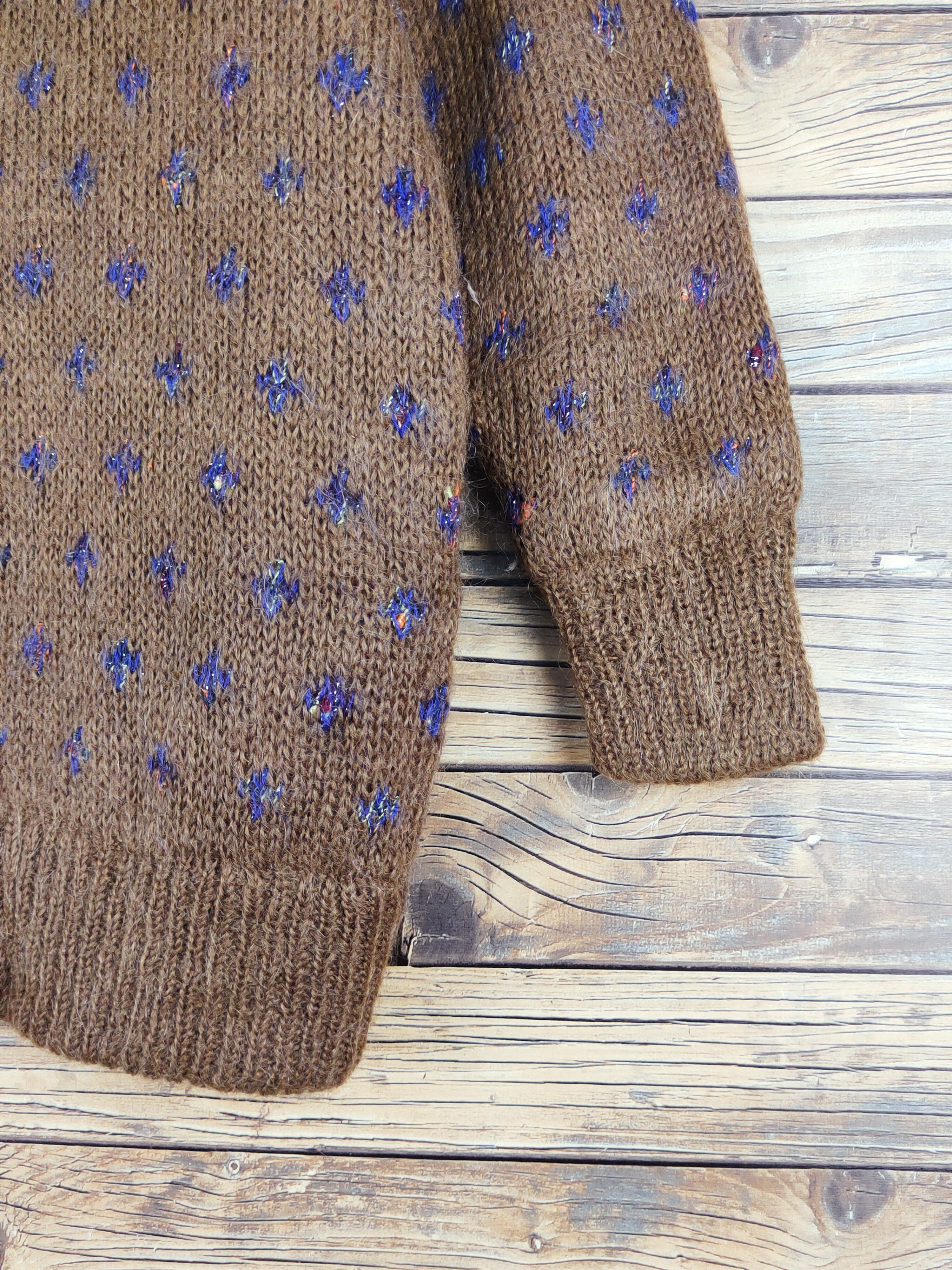 Japanese Brand Mouseine Dark Brown Knitwear Cardigan #W1150 Size L / US 10 / IT 46 - 6 Thumbnail