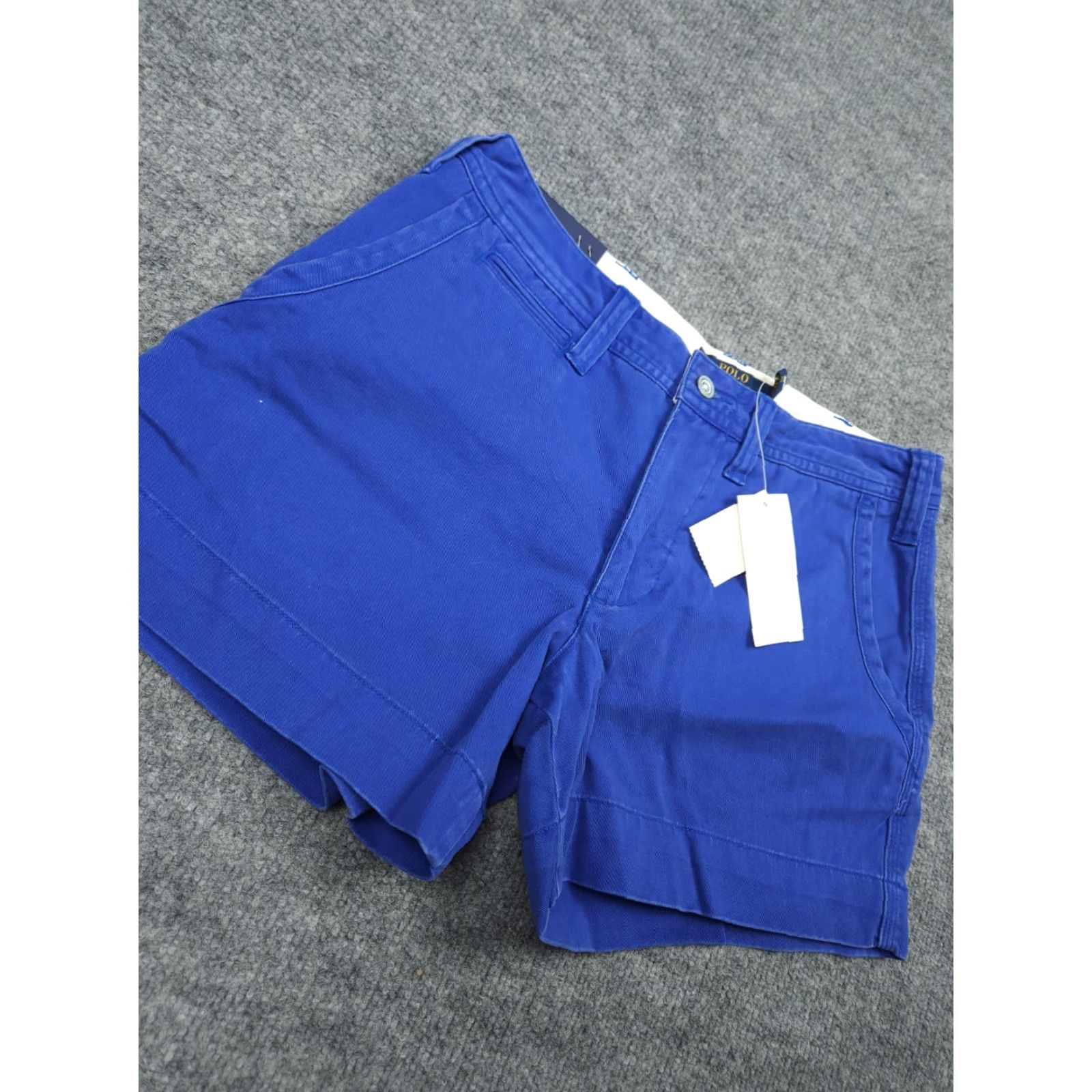 Polo Ralph Lauren Polo Ralph Lauren Shorts Women's 4 Royal Blue 100% Cotton Twill 4" Inseam NWT Size 27" / US 4 / IT 40 - 2 Thumbnail