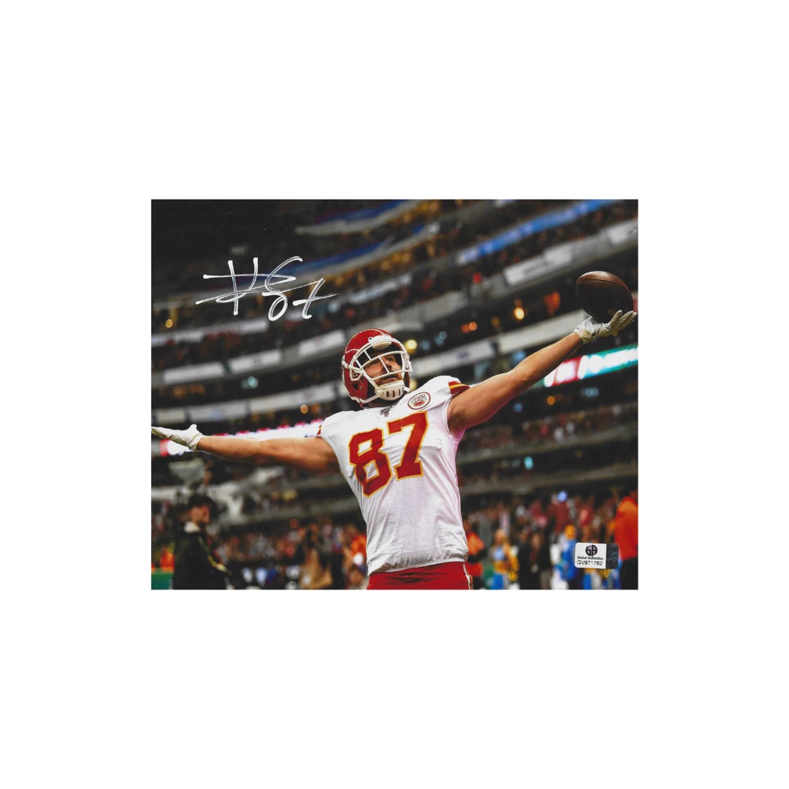 Other Travis Kelce Chiefs Autographed 8x10 Photo coa W/Frame Size ONE SIZE - 3 Thumbnail