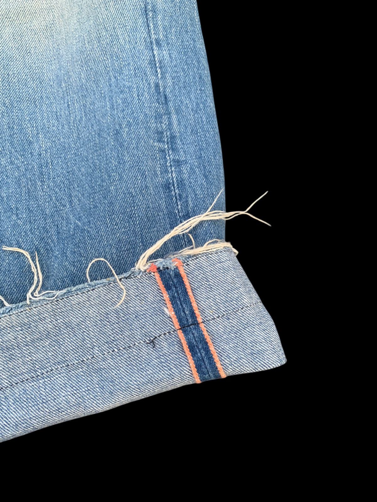Kapital VINTAGE BLUE BLUE JAPAN INDIGO SELVEDGE DISTRESSED DENIM Size US 28 / EU 44 - 5 Thumbnail