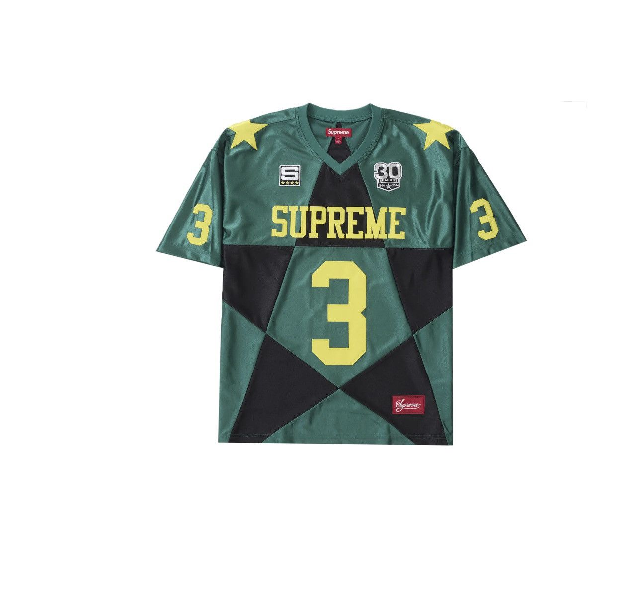 Supreme Supreme Star Football Jersey Green Size M Size US M / EU 48-50 / 2 - 1 Thumbnail