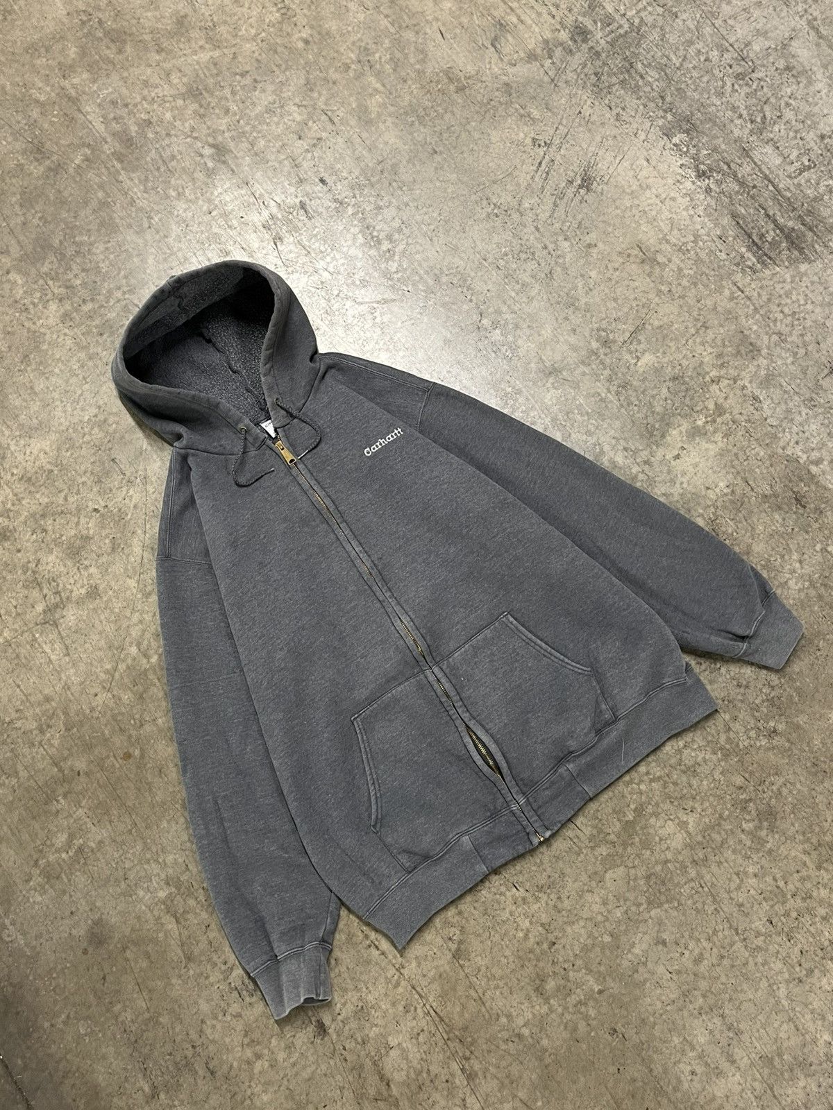 Carhartt × Vintage Carhartt vintage zip up hoodie skater streetwear boxy rare Size US XL / EU 56 / 4 - 5 Thumbnail