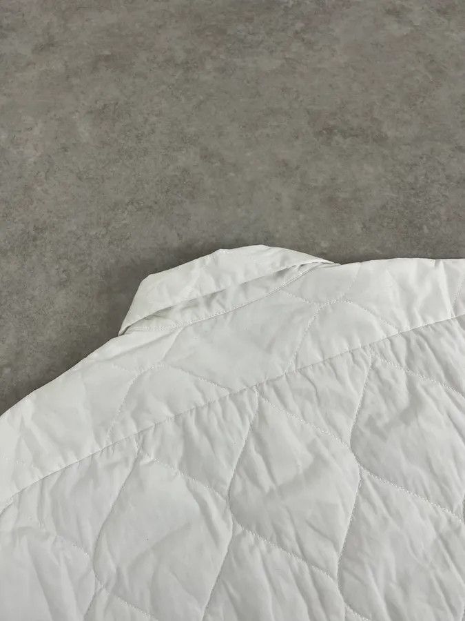Dries Van Noten Dries Van Noten White Quilted Effect Shirt Size US M / EU 48-50 / 2 - 8 Thumbnail