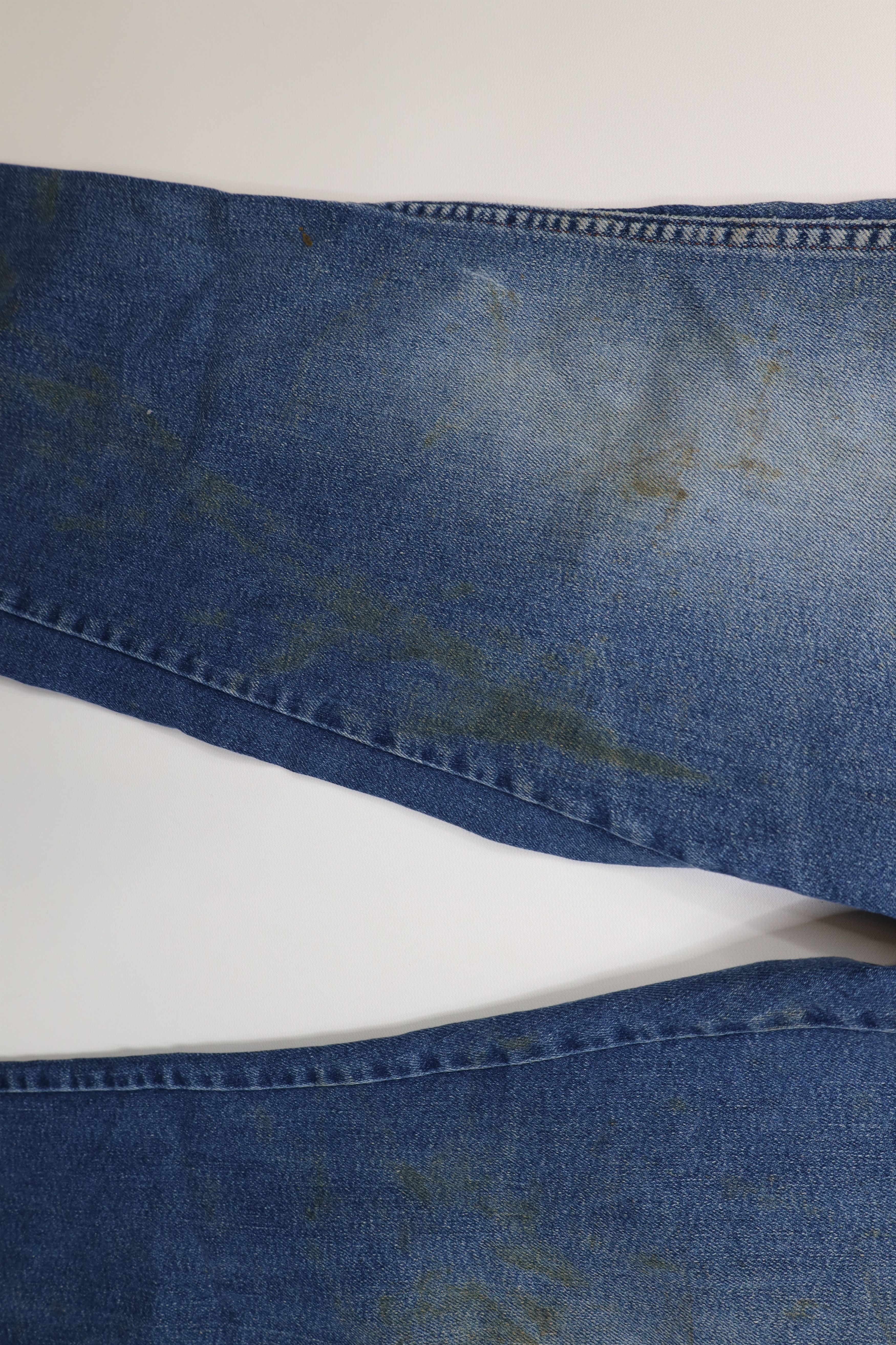 Vintage Vintage 70s Streetwear Flared Wide Leg Denim Jeans Blue USA Size US 40 / EU 56 - 7 Thumbnail