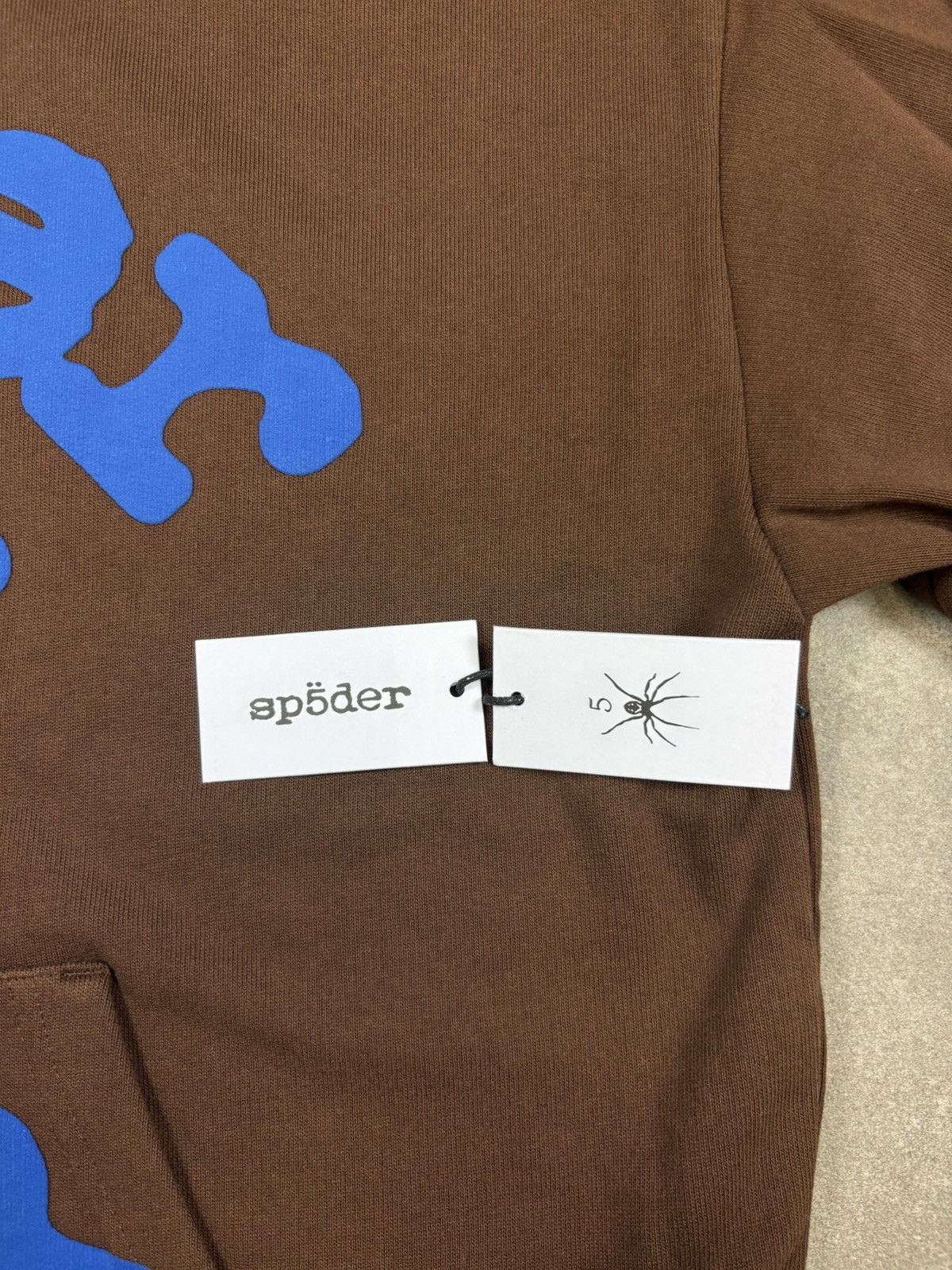 Sp5der Sp5der Beluga Hoodie, Brown Size US XL / EU 56 / 4 - 8 Thumbnail