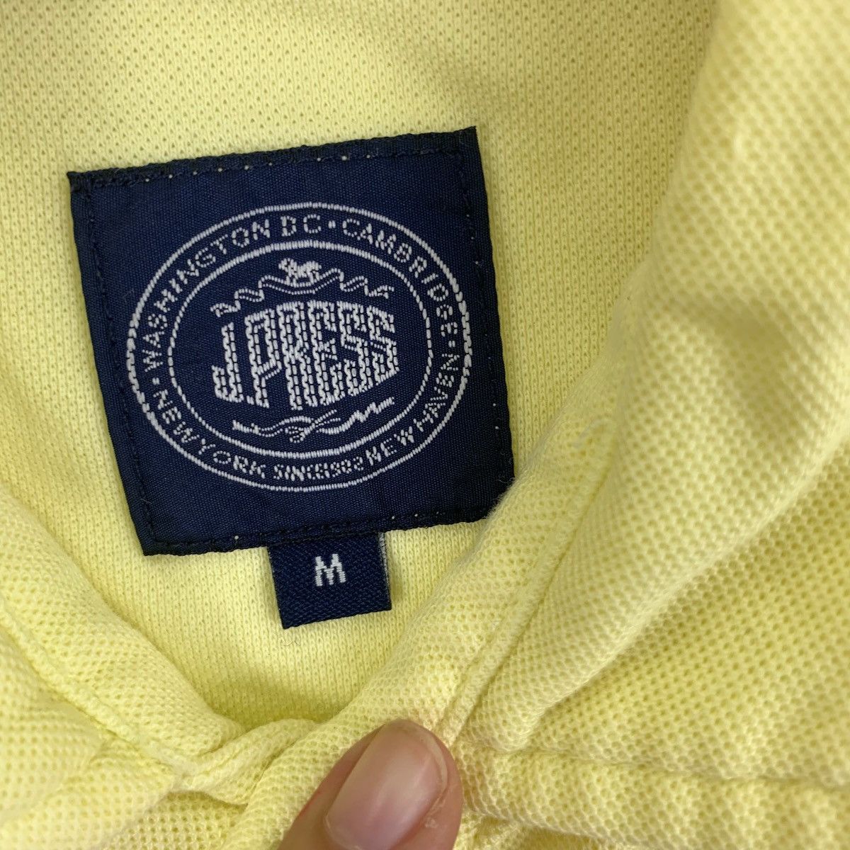 J. Press Vintage J. PRESS CAMBRIDGE Embroidered Logo Polo Tee Size M / US 6-8 / IT 42-44 - 7 Thumbnail