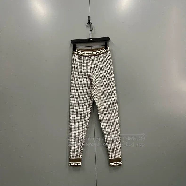 Hermes Hermes Pattern full-print slim fit long pants Size 25" / US 0 / IT 36 - 1 Thumbnail