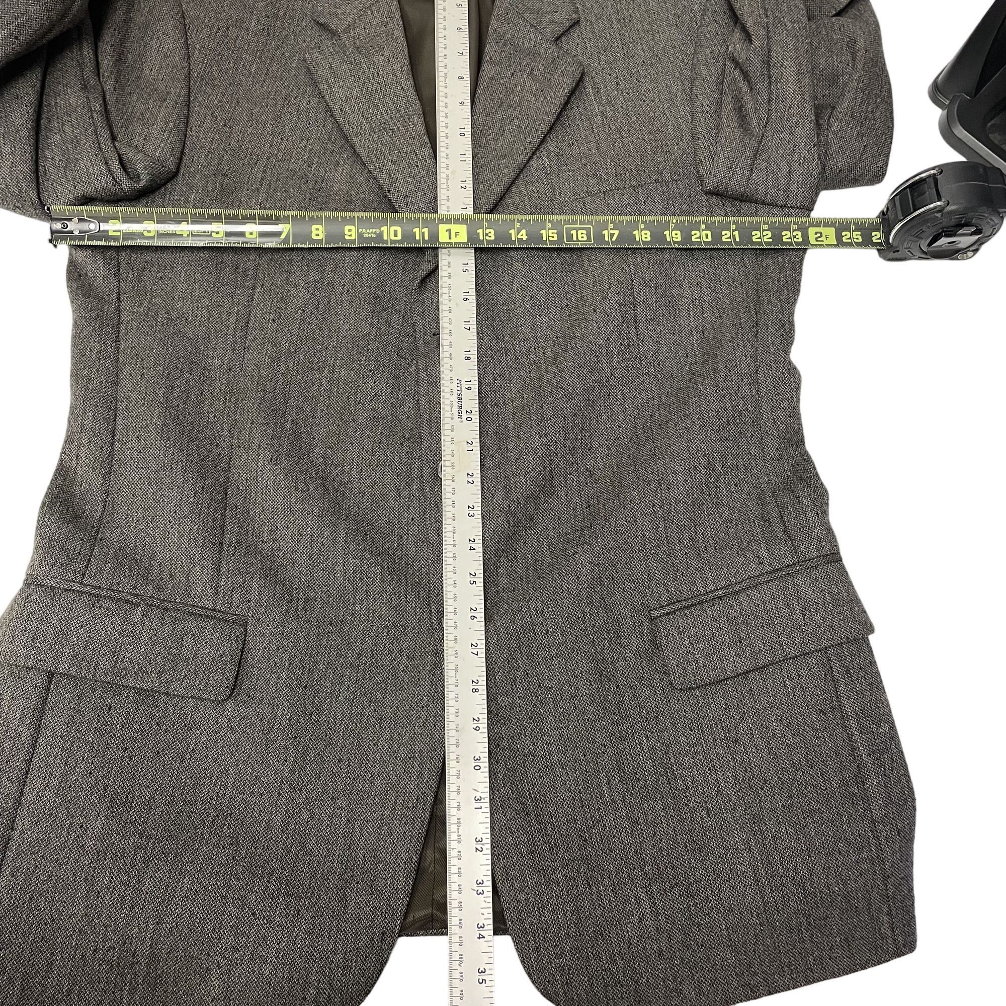 Jos. A. Bank Jos A Bank Sport Coat 3 BTN Jacket Brown Gray WOOL Jacket Size 44L - 8 Thumbnail