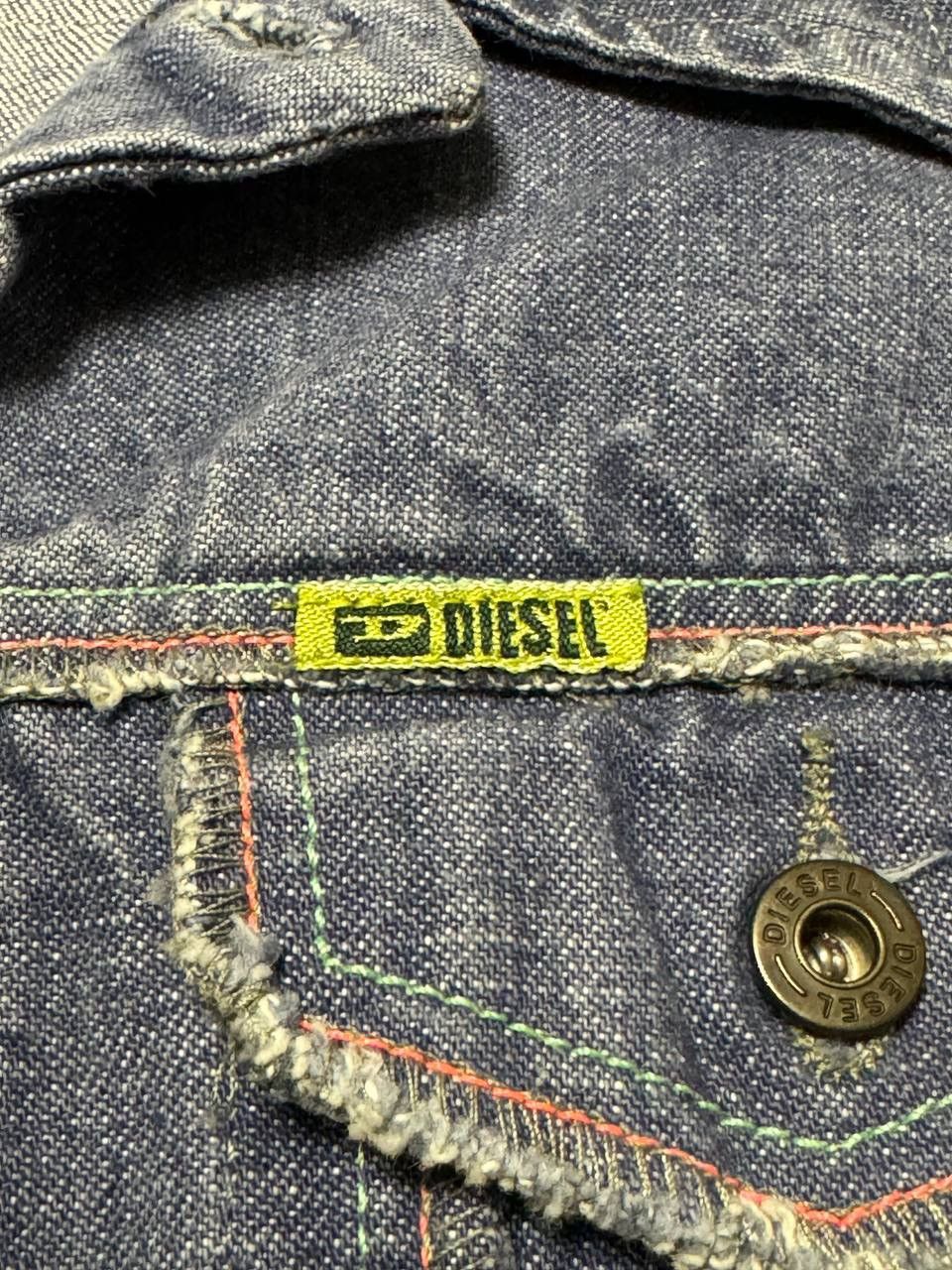 Diesel × Japanese Brand Vintage Diesel Denim Jacket Bomber Women Y2K 90s Size S / US 4 / IT 40 - 5 Thumbnail