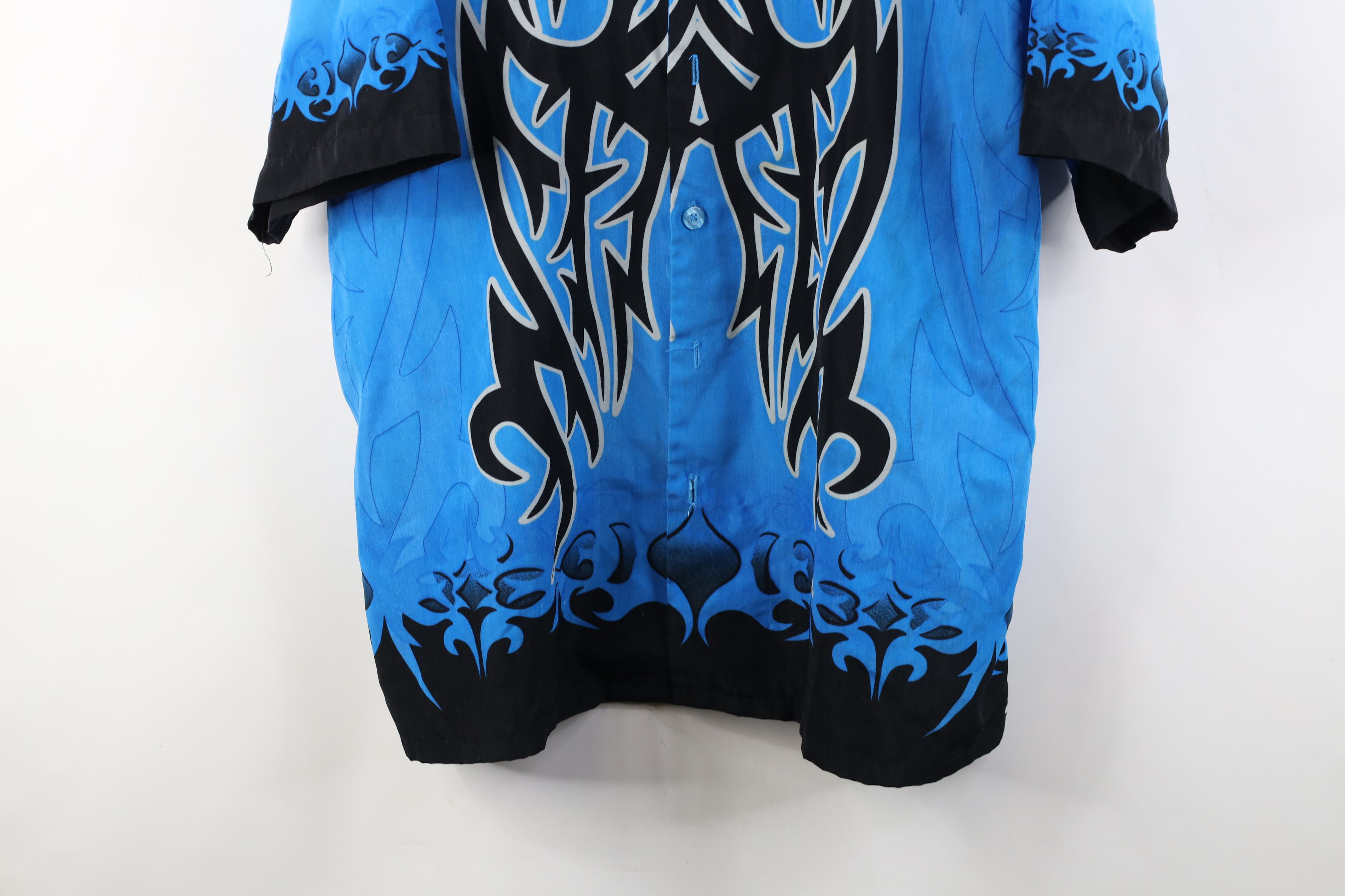 Vintage Vintage 90s Y2K Streetwear Short Sleeve Collared Shirt Size US L / EU 52-54 / 3 - 3 Thumbnail