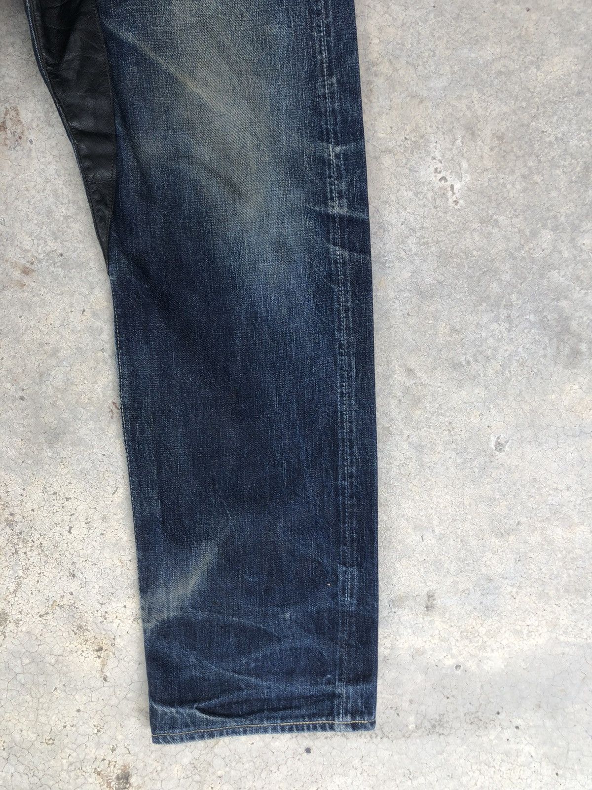 Full Count & Co. Full Count 1340k Selvedge Denim Leather Limited Distressed Size US 32 / EU 48 - 7 Thumbnail