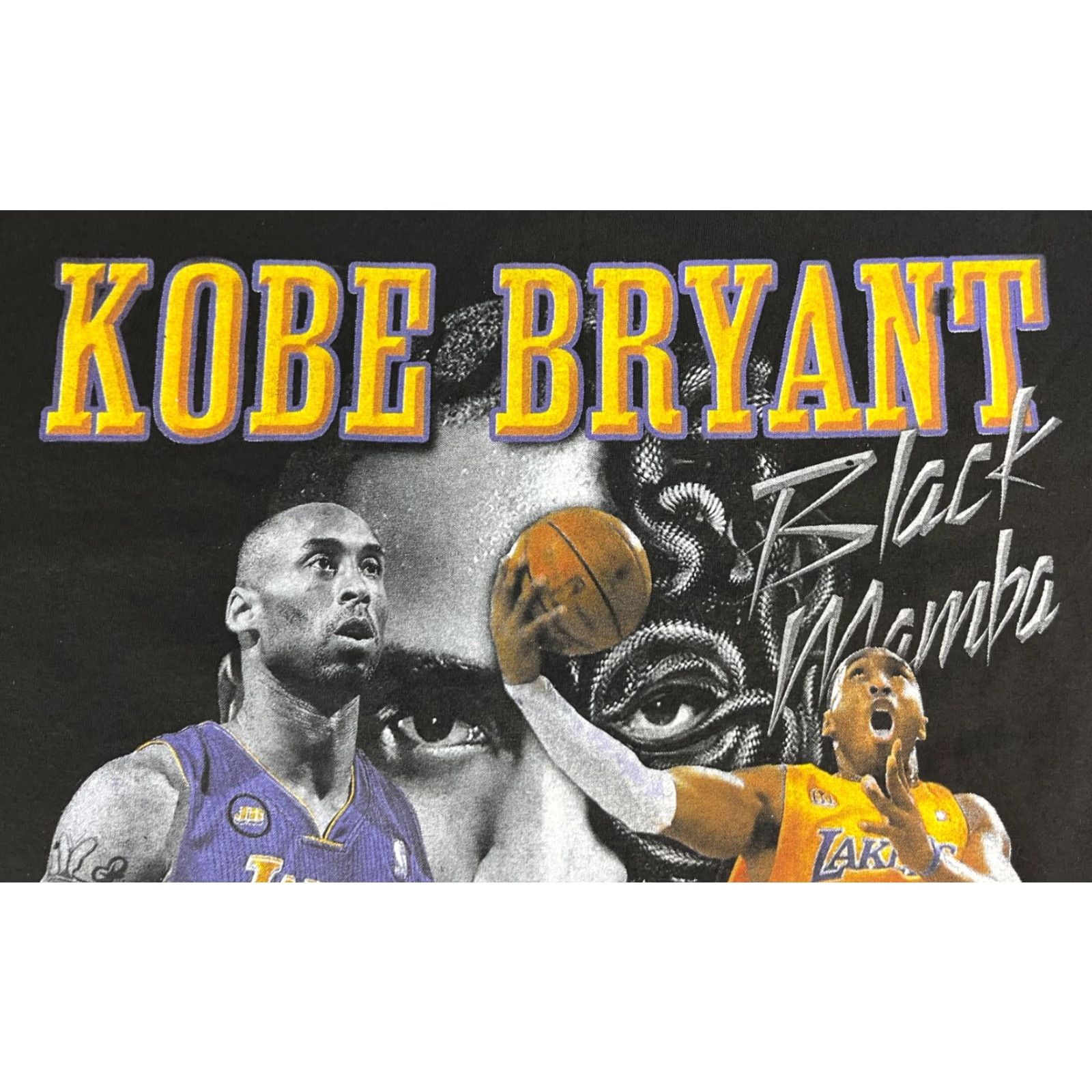Vintage Kobe Bryant Black Mamba Legend T-Shirt Mens M Black 1978-2020 Vintage Size US M / EU 48-50 / 2 - 4 Thumbnail