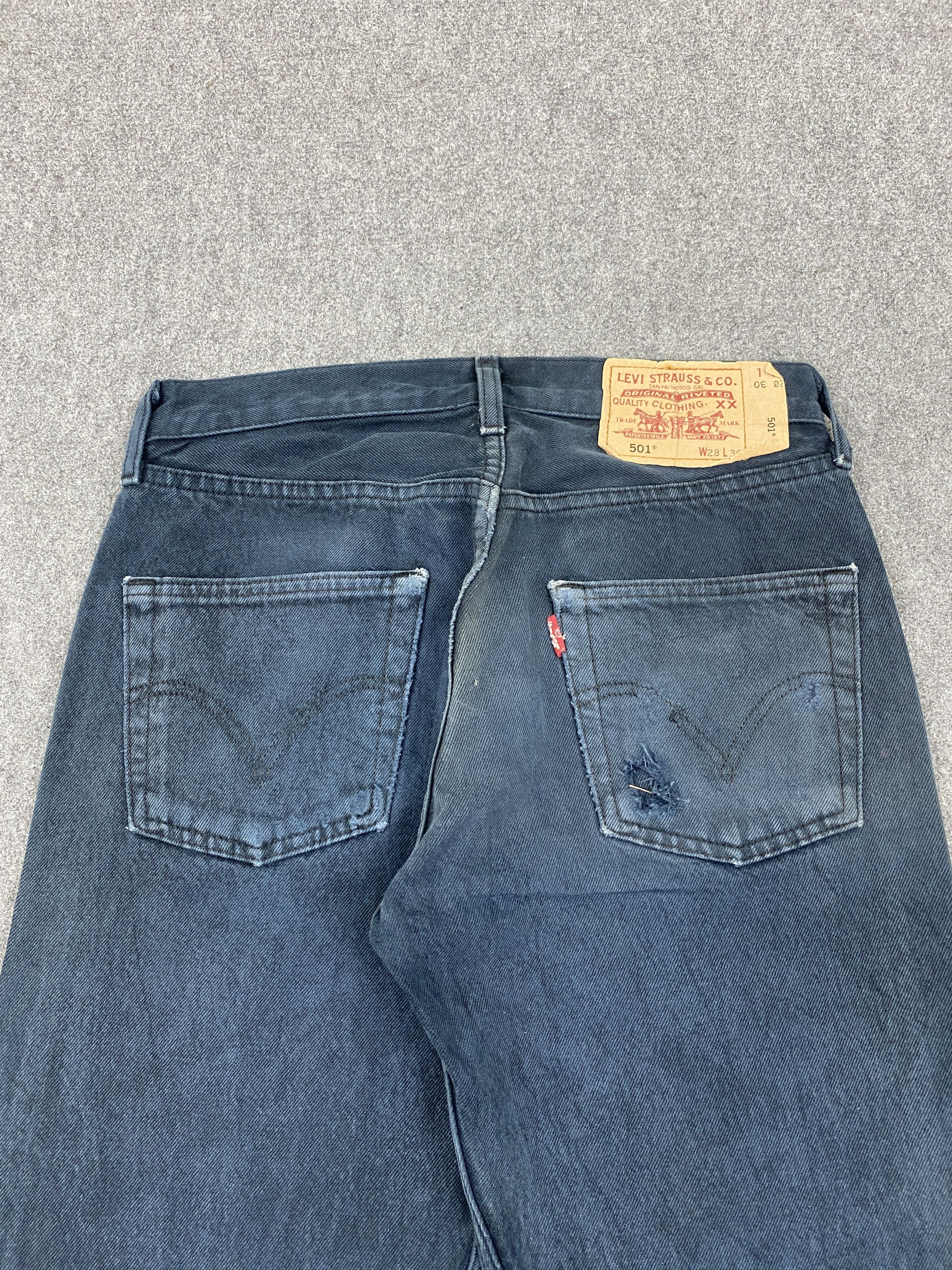 Levi's Vintage Levis 501 Faded Jeans DP2711 Size US 29 - 4 Thumbnail