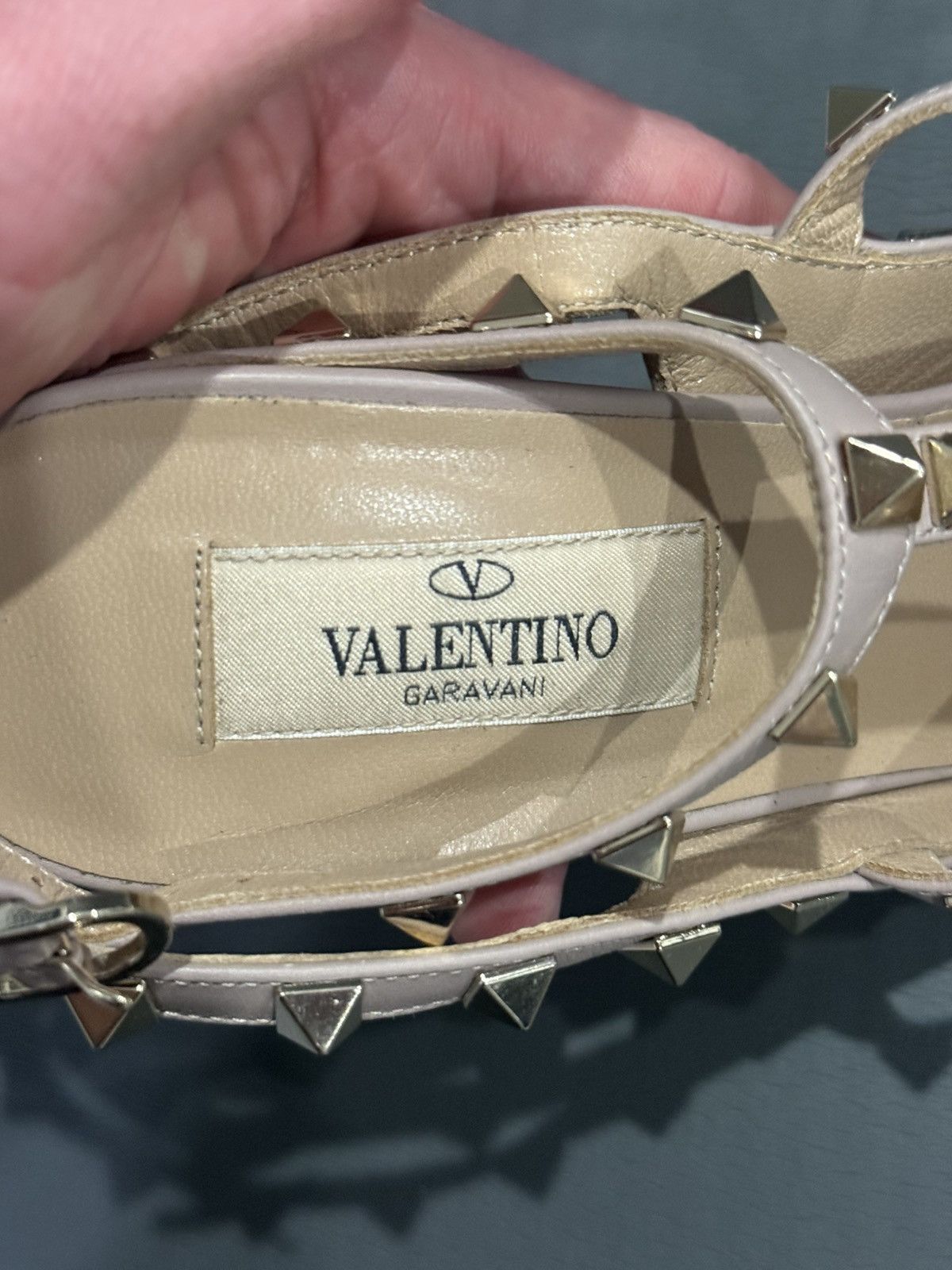 Valentino Valentino RockStud Ankle strap Pump Size US 9 / IT 39 - 8 Thumbnail