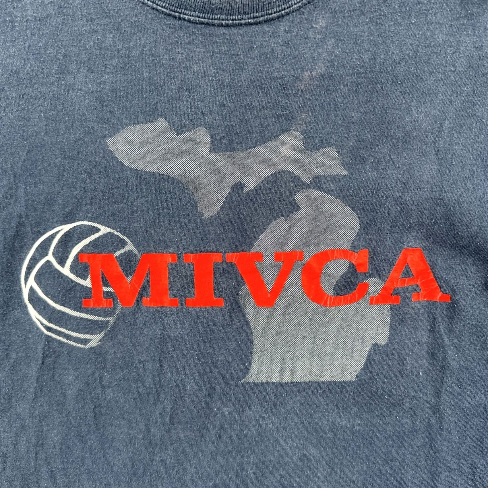 Port & Company VINTAGE Port & Company Shirt M Blue 90s Michigan Interscholastic Volleyball Coaches Mens Size US M / EU 48-50 / 2 - 7 Thumbnail