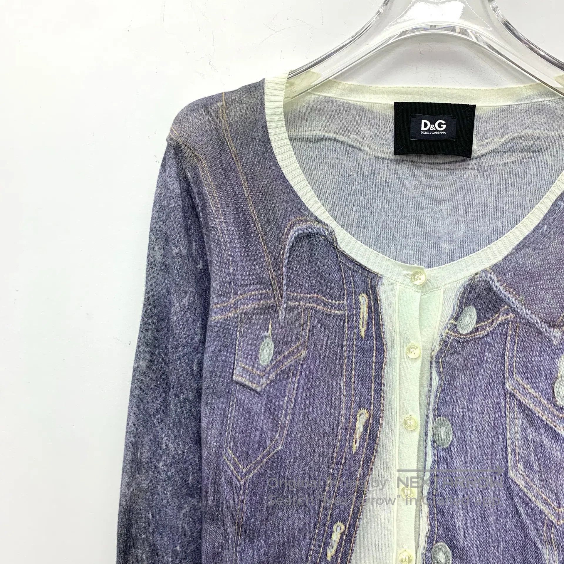 Dolce & Gabbana Dolce Gabbana Purple Cotton Round Neck Single-breasted Lon Size S / US 4 / IT 40 - 3 Thumbnail