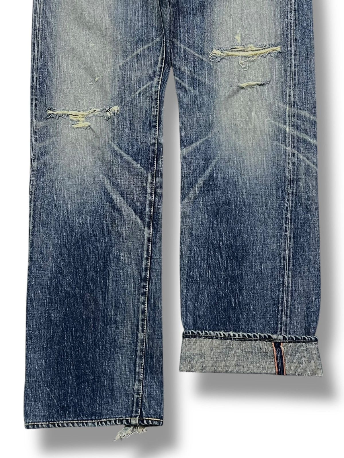 OMNIGOD Vintage 00s OMNIGOD JAPAN LOT 50009 Selvedge Japanese Denim Size US 34 / EU 50 - 6 Thumbnail