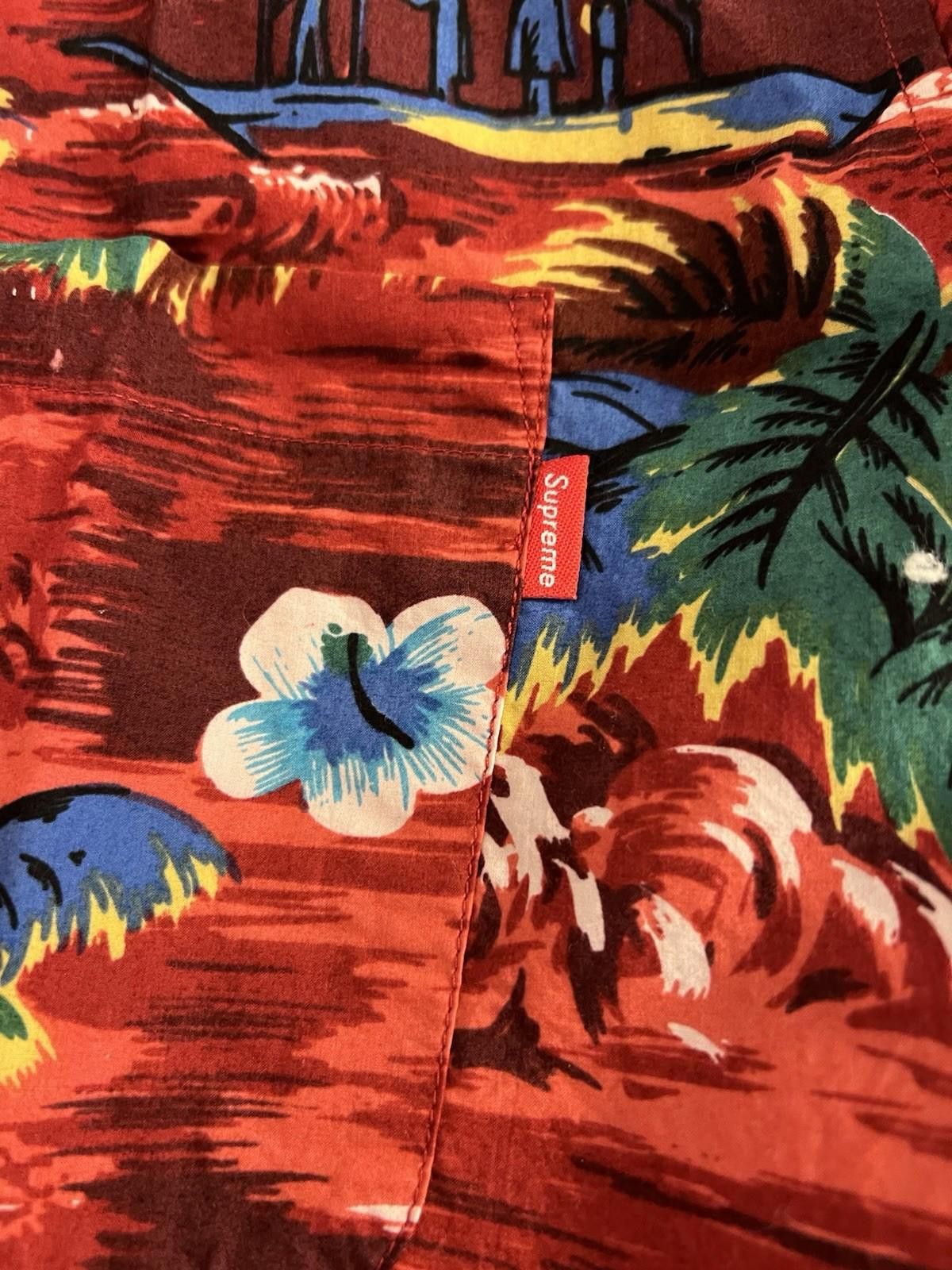 Supreme SS12 Supreme Hawaiian Shirt Red L Large 2012 Size US L / EU 52-54 / 3 - 6 Thumbnail