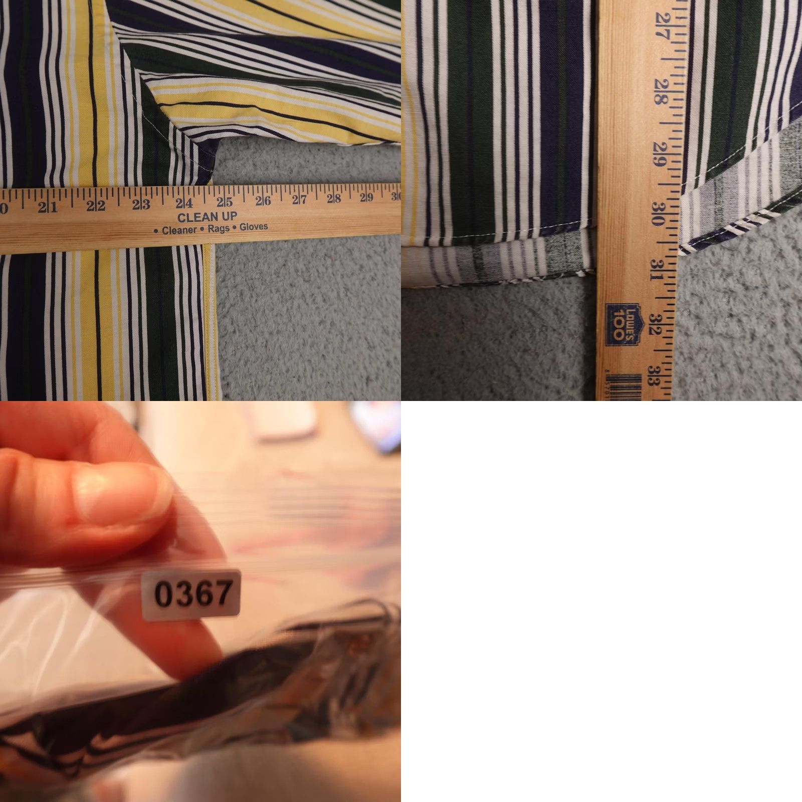 Tommy Hilfiger VINTAGE Tommy Hilfiger Shirt Mens L Blue Yellow Stripe Long Sleeve Crest 90s Retro Button-Up Collared Size US L / EU 52-54 / 3 - 9 Thumbnail
