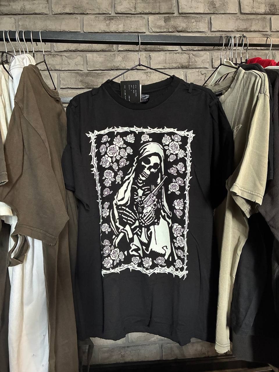 Number (N)ine SS06 Welcome To The Shadow Necklace Cross Tee | Grailed