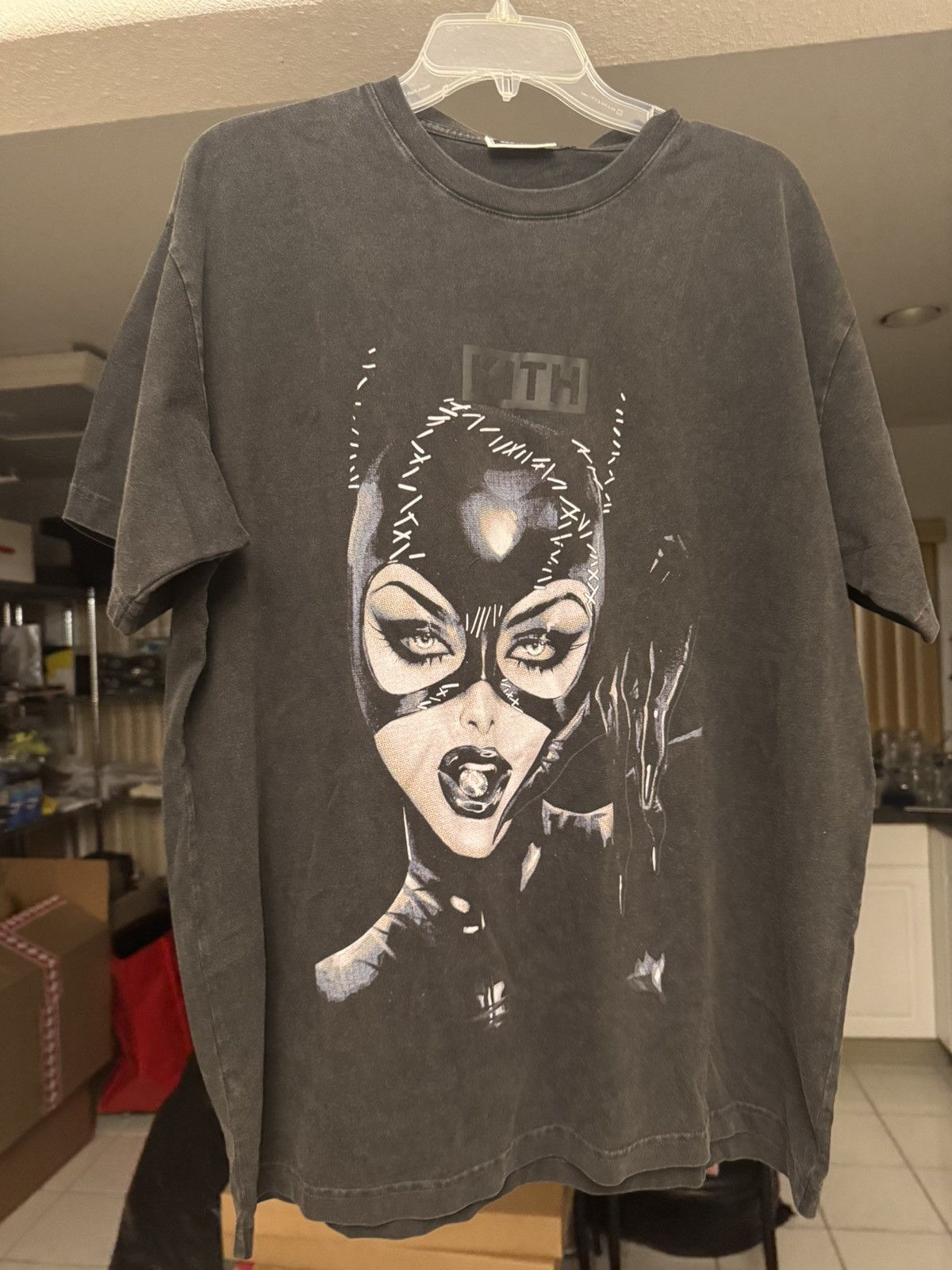 Kith Kith x Batman Shattered Logo Vintage Tee | Grailed