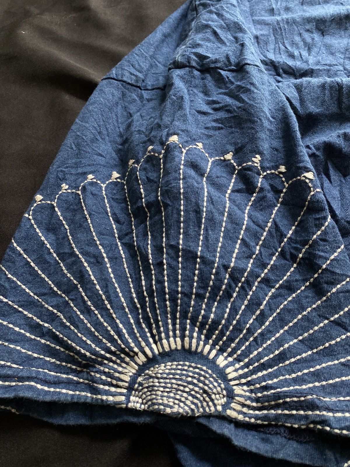 Kapital Kapital Indigo Sashiko Tee Size US L / EU 52-54 / 3 - 7 Thumbnail