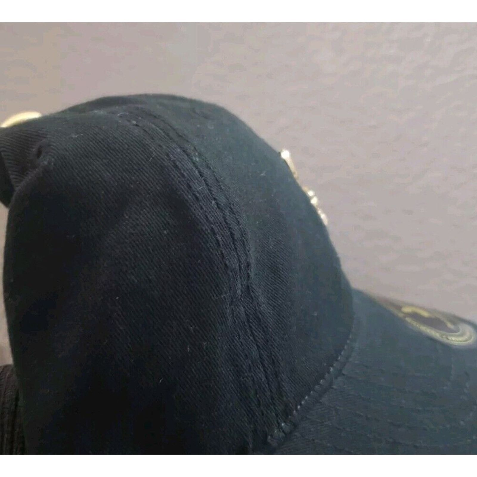 Lids Playboy Hat Cap Dad Hat Strapback Gold Logo Black Bunny Lids Size ONE SIZE - 2 Thumbnail