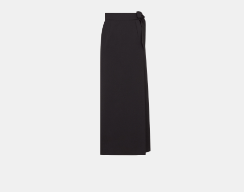 image of Dior O1Bcso1Str0524 Warp Skirt In Black, Women's (Size 30)