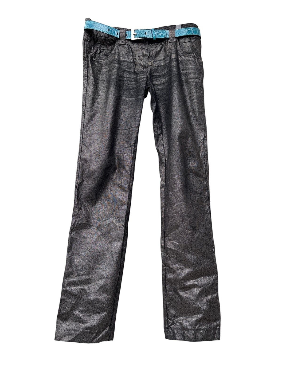 Hedi Slimane Radioactive Wax Coated Skinny Jeans Size US 30 / EU 46 - 1 Thumbnail