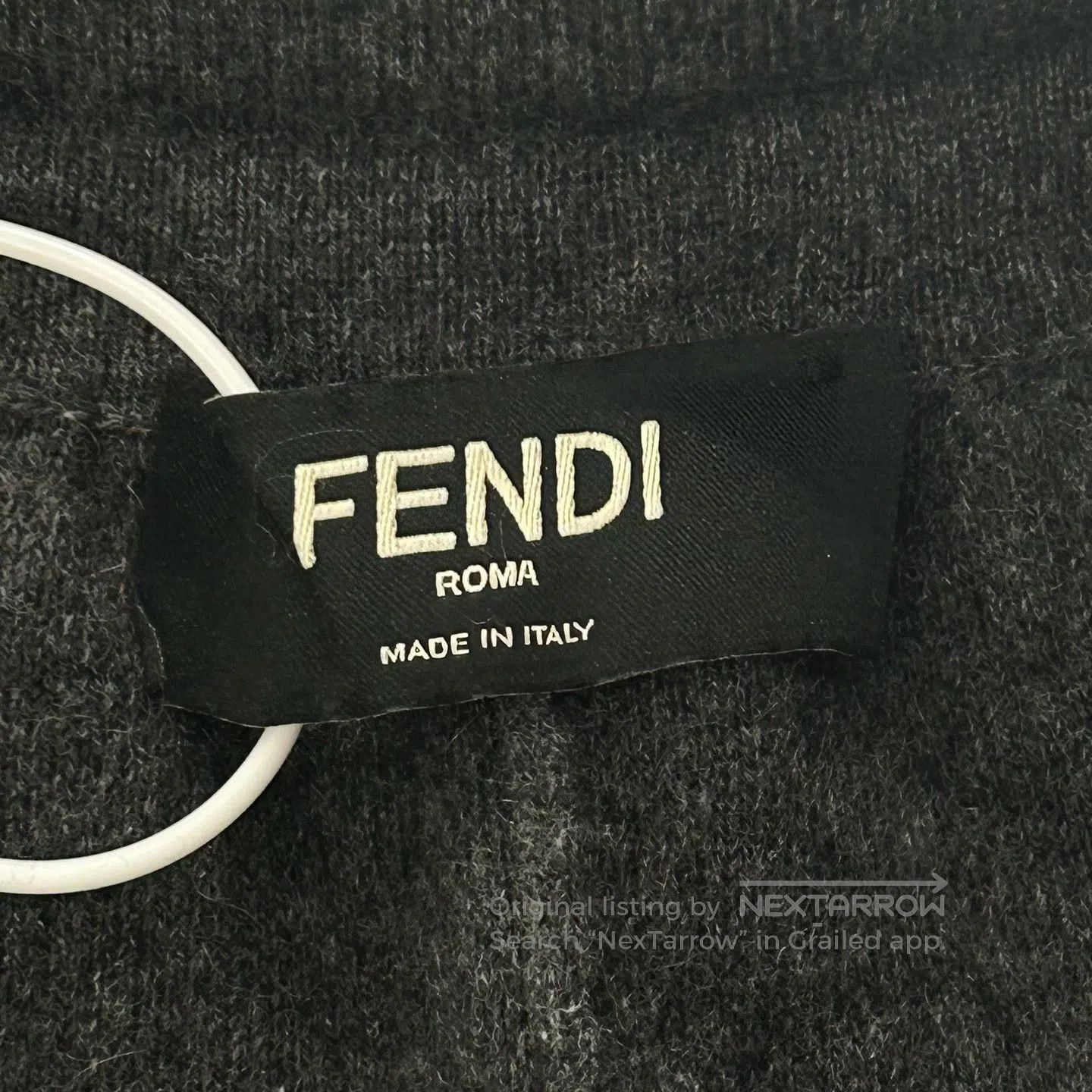 Fendi FENDI Old Money Wind Gray Wool Knit Casual Pants Size US 28 / EU 44 - 3 Thumbnail