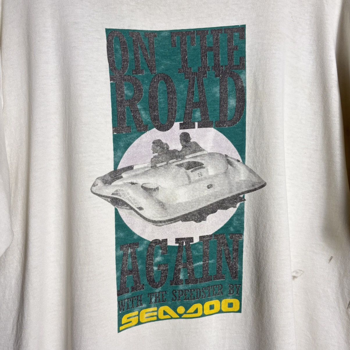 Vintage Vintage 90s Speedster Jet Ski Sea-Doo Graphic T-Shirt / Surf Size US XL / EU 56 / 4 - 3 Thumbnail