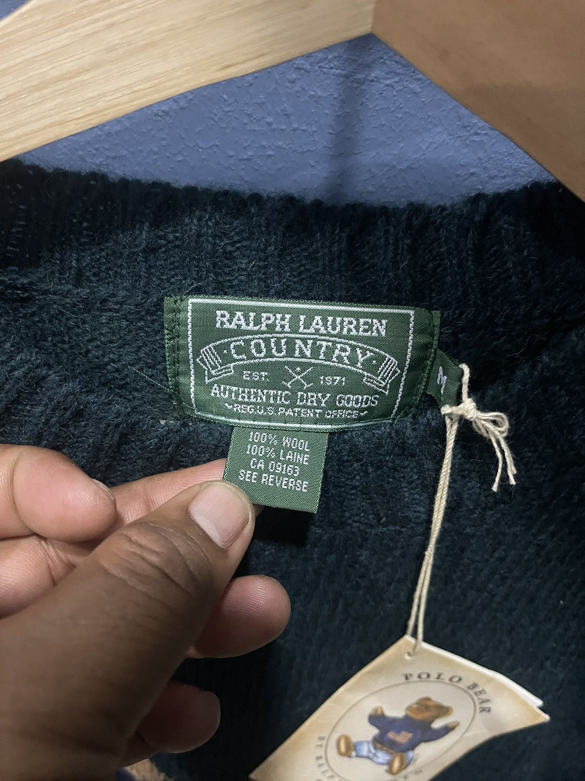 RARE! NWT Old Stock 90s Ralph Lauren Country Sweter