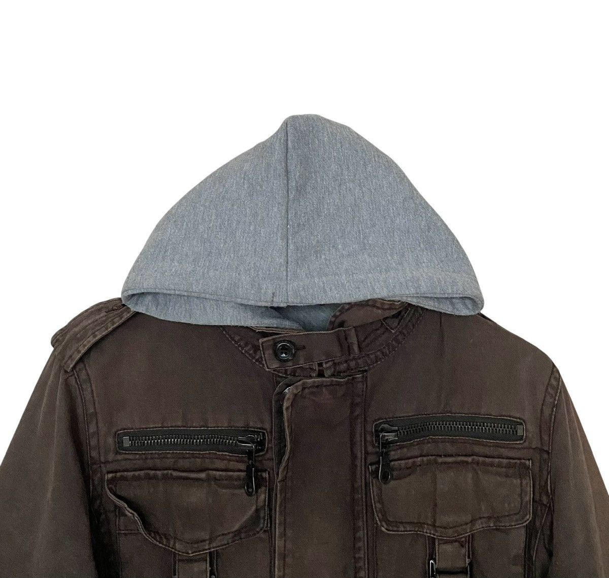 14th Addiction × In The Attic × Le Grande Bleu (L.G.B.) Vintage Brand In The Attic Sun Faded Tactical Jacket 2000s Size US M / EU 48-50 / 2 - 3 Thumbnail