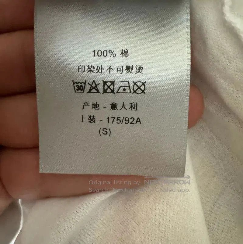 Dior Dior White Cotton Logo Men's T-Shirt . Size US S / EU 44-46 / 1 - 5 Thumbnail