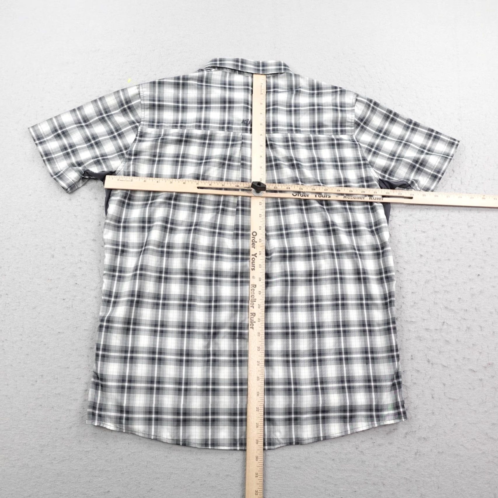 Vintage Kuhl Shirt Mens Medium Gray Plaid Western Pearl Snap Outdoors Hiking Trail Work Shirt Size US M / EU 48-50 / 2 - 5 Thumbnail