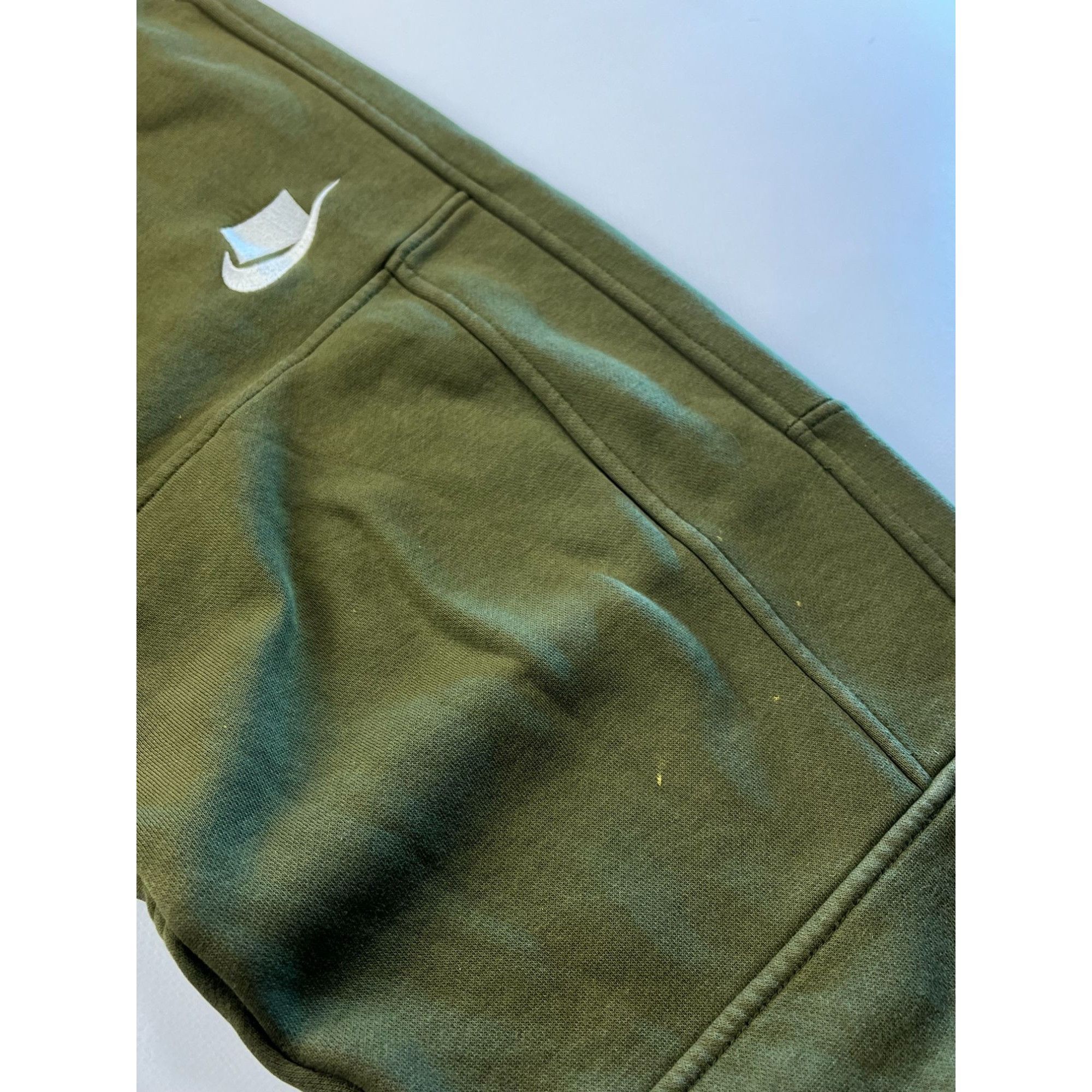 Nike × Vintage Nike NSW Mens Baggy Olive Green Sweatpants Size M Size US 33 - 8 Thumbnail