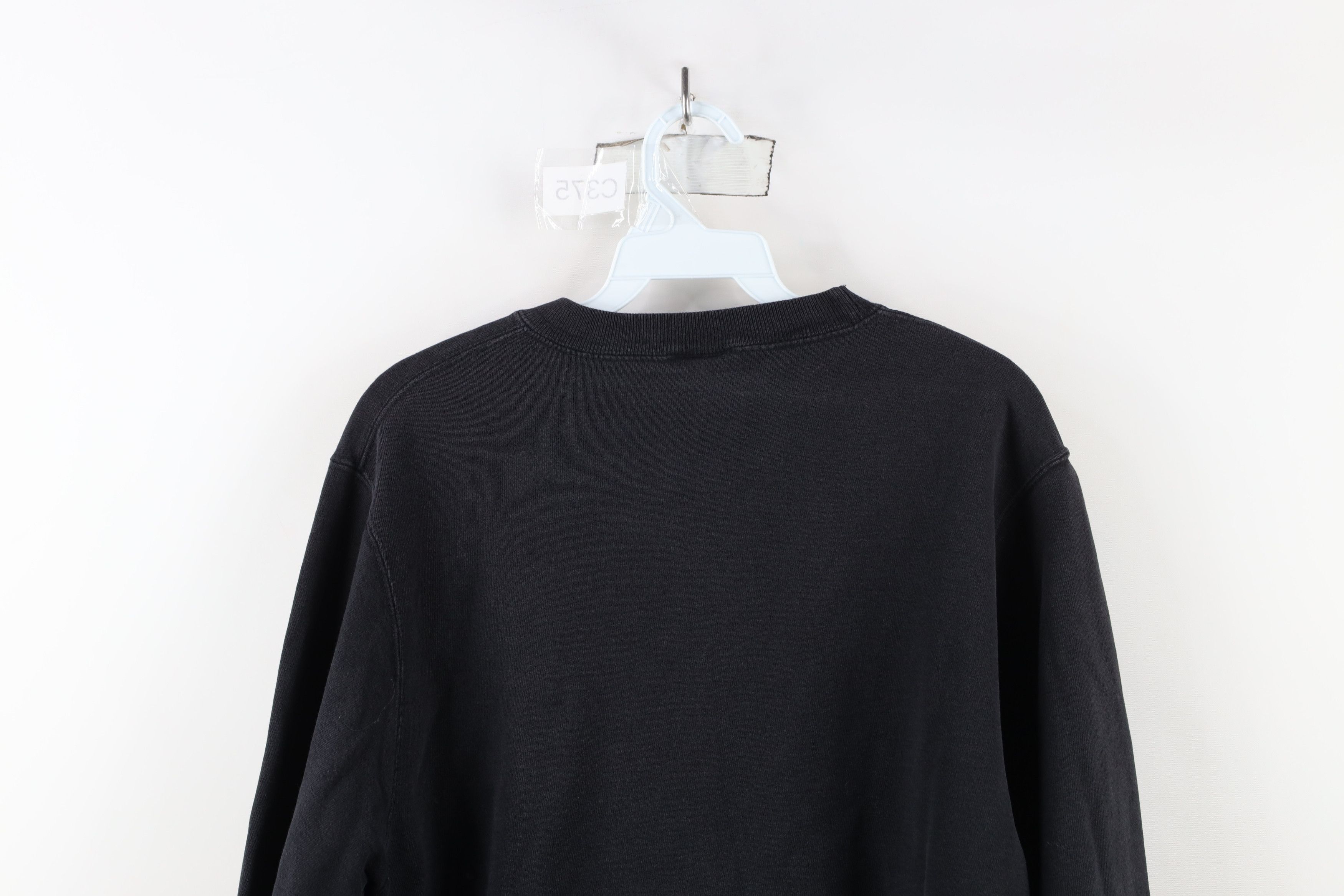 Champion × Vintage Vintage 90s Champion Spell Out Crewneck Sweatshirt Black USA Size L / US 10 / IT 46 - 13 Thumbnail