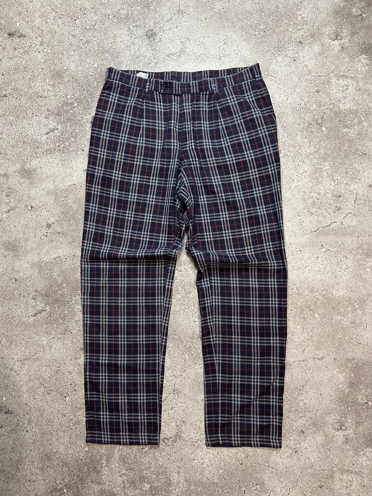Burberry × Designer Vintage Burberrys pant nova check Size US 36 / EU 52 - 1 Thumbnail
