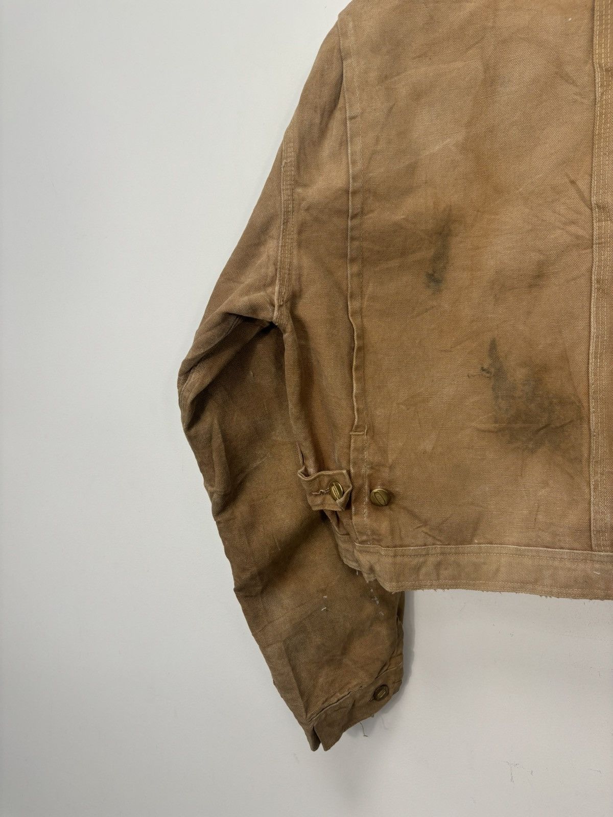 Carhartt Vintage Carhartt USA 80s Faded Boxy Cropped Detroit Jacket Size US M / EU 48-50 / 2 - 18 Thumbnail