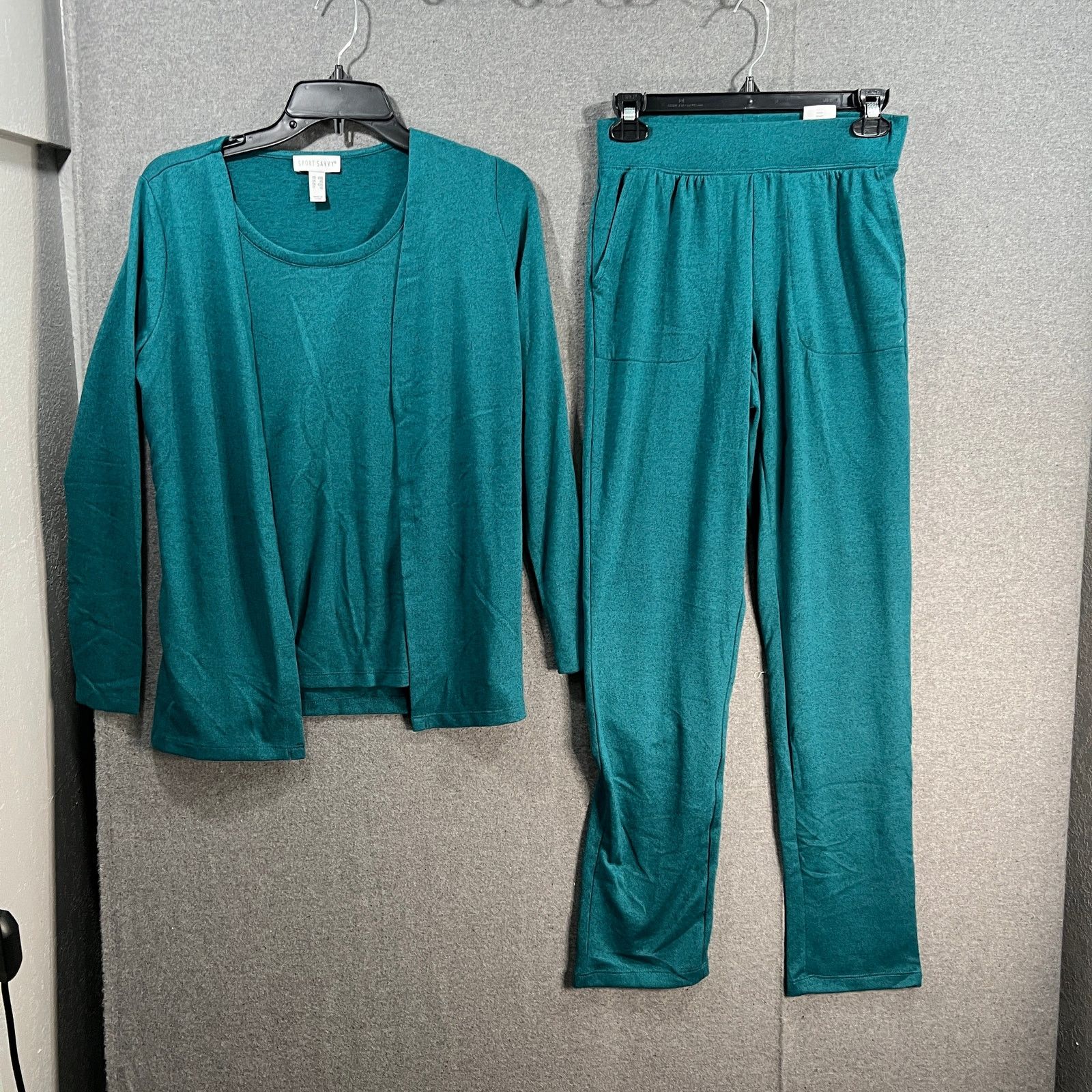 Other Sport Savvy Regular Heathered Soft Jersey Cardigan- Tank Size XXS / US 00 / IT 34 - 1 Thumbnail