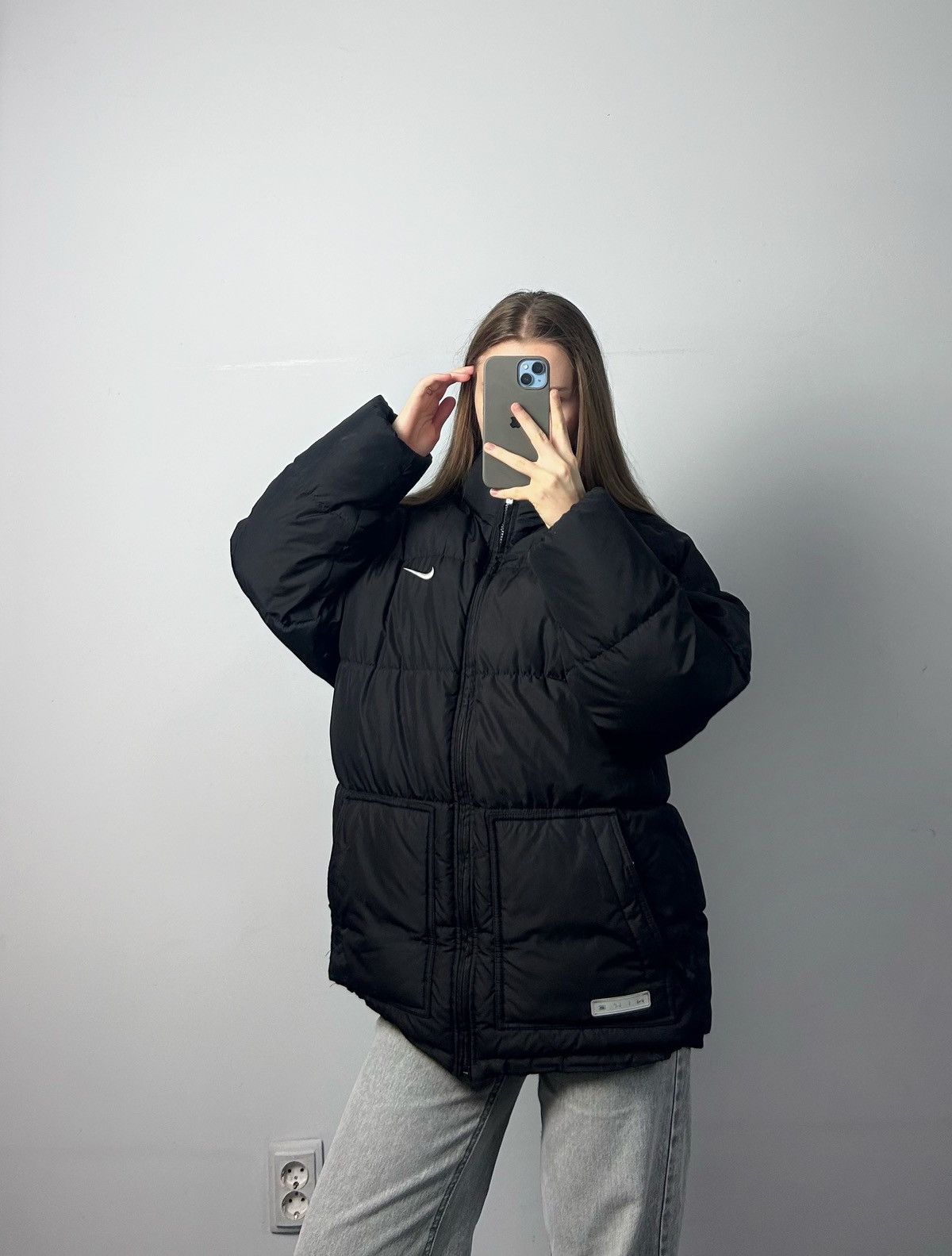Nike Vintage puffer nike swoosh down jacket 00s Size M / US 6-8 / IT 42-44 - 8 Thumbnail