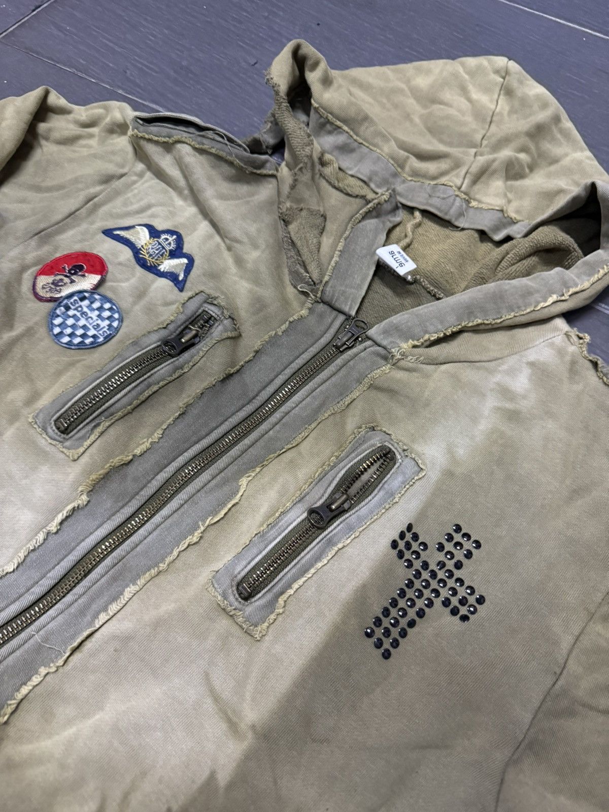 Other HOUSTON ARME DISTRESED STYLE MILITARY JACKET Size US M / EU 48-50 / 2 - 2 Thumbnail