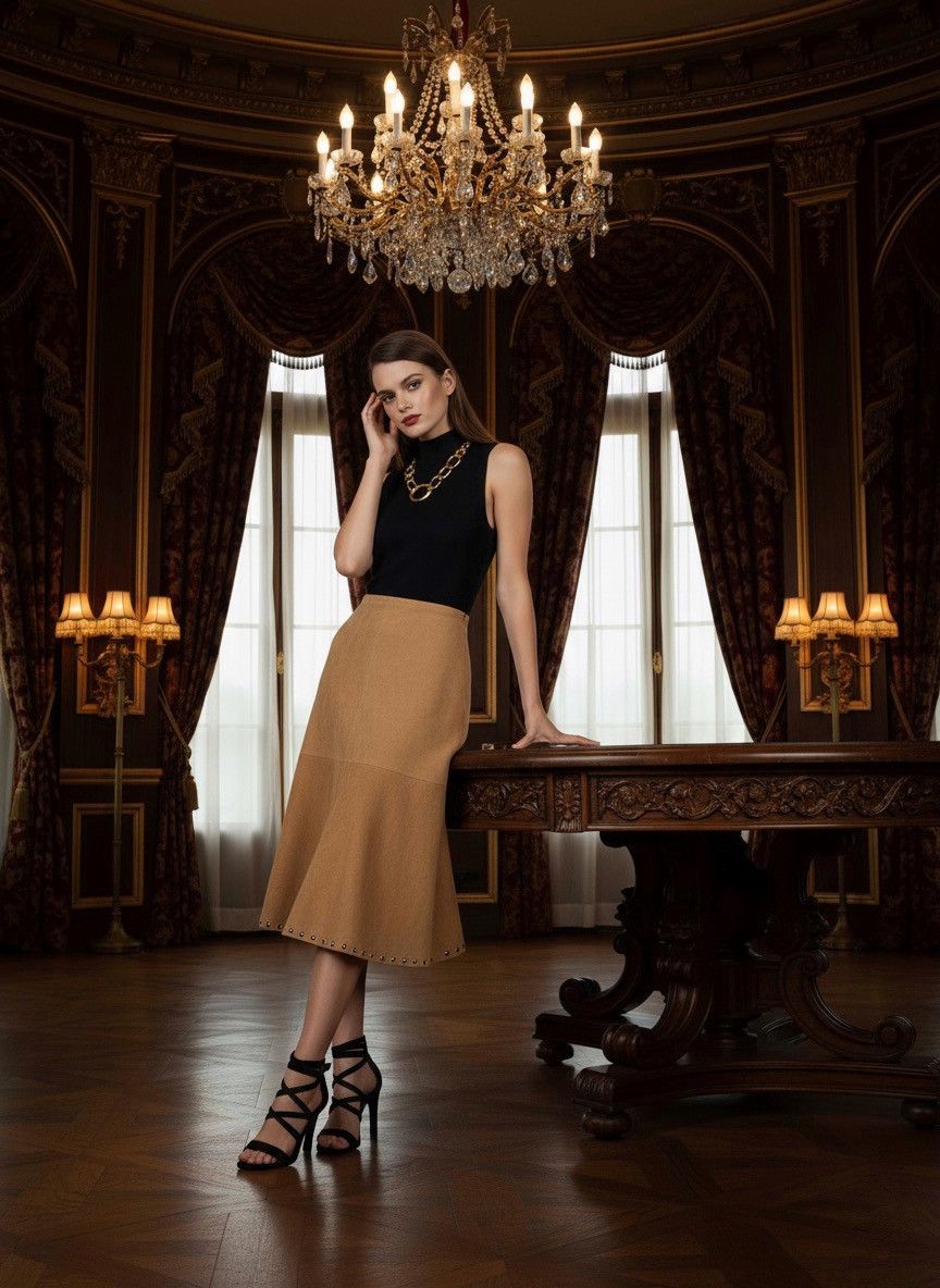 Other karma suede mini skirt — soft luxury italian design Size 32" / US 10 / IT 46 - 13 Thumbnail