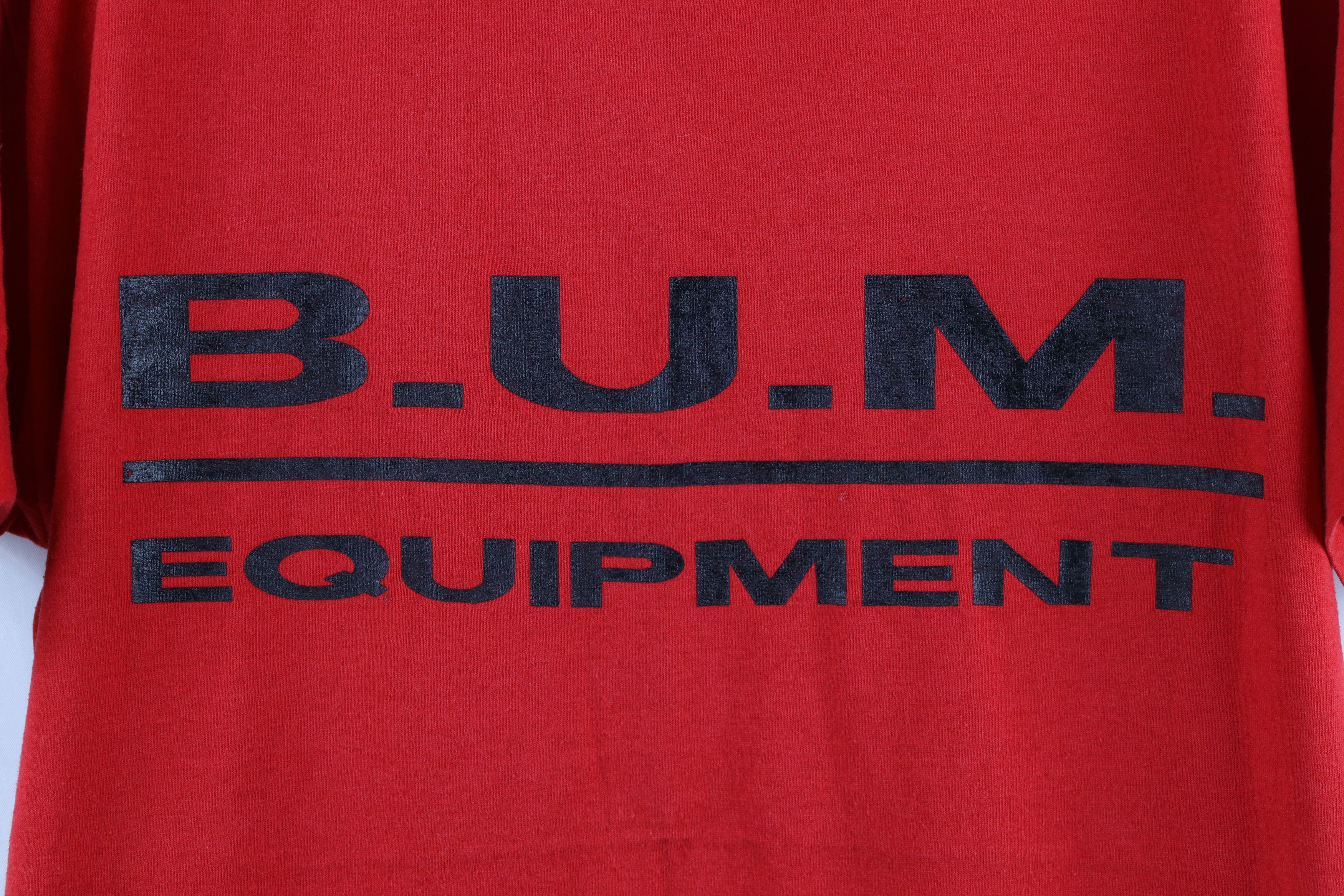Vintage Vintage 90s Bum Equipment Spell Out Short Sleeve T-Shirt USA Size US L / EU 52-54 / 3 - 4 Thumbnail