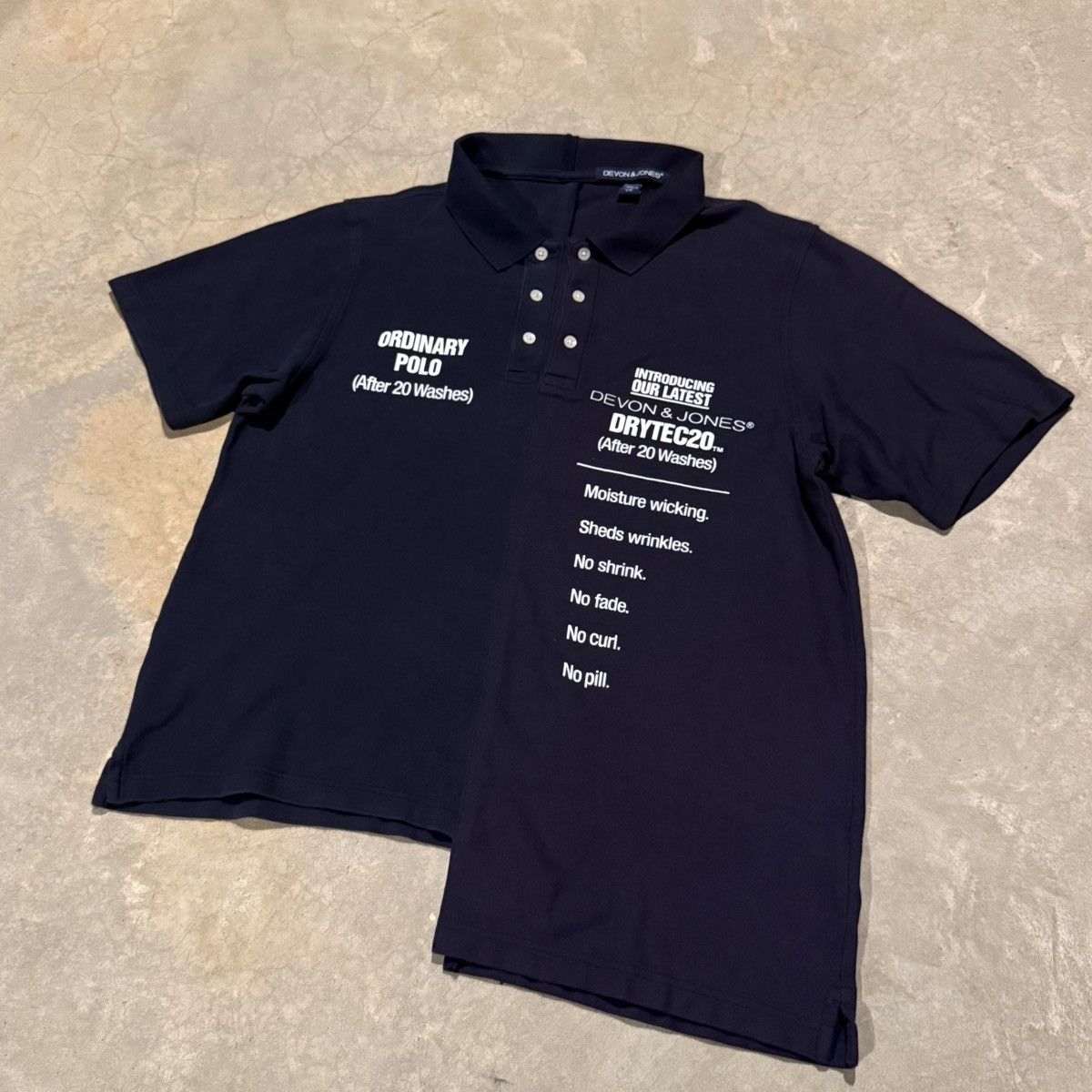 Vintage Crazy Vintage Salesman Sample Split Seam Polo Collared Shirt Size US L / EU 52-54 / 3 - 2 Thumbnail