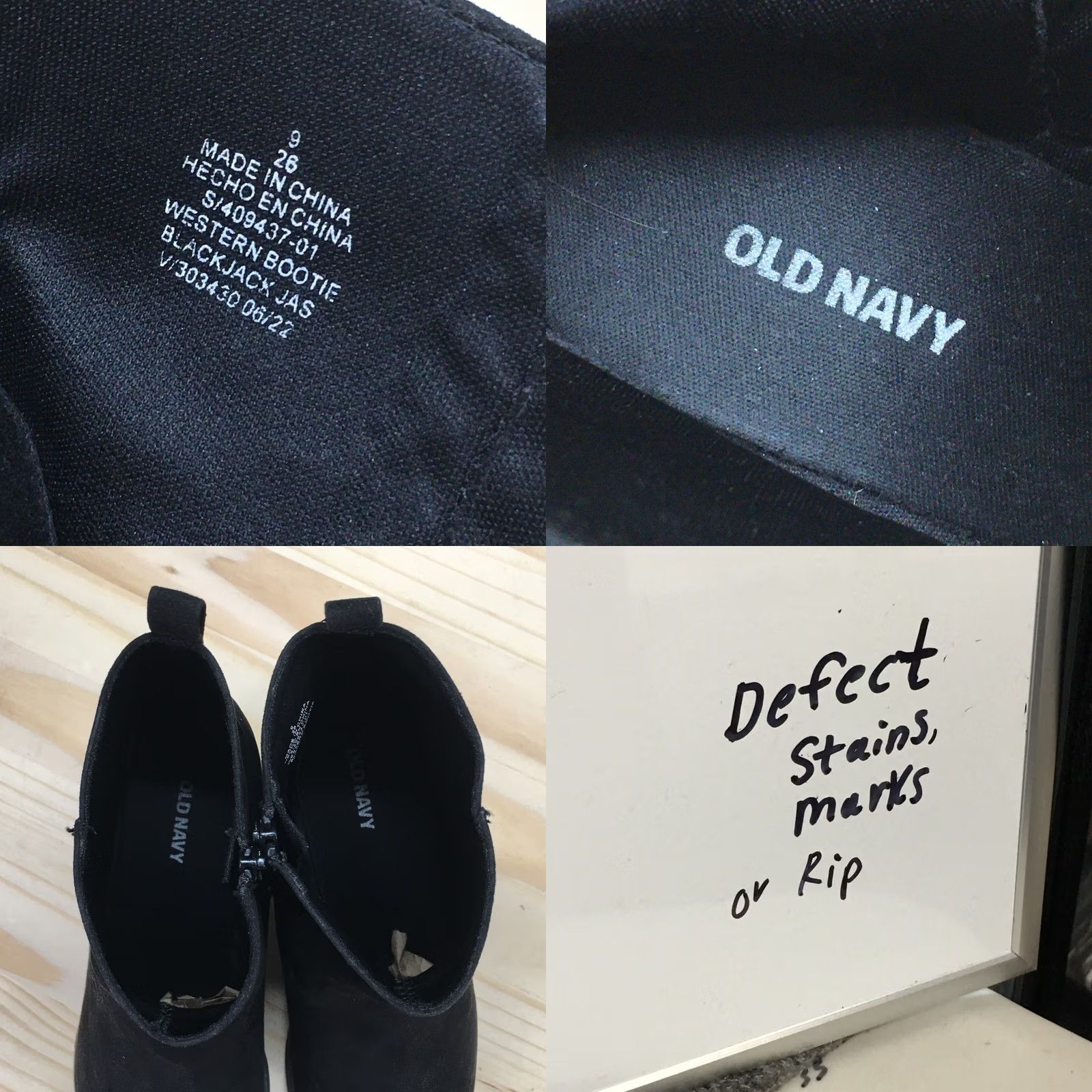 Old Navy Old Navy Chelsea Boots Womens 9 Black Suede Casual Chelsea Boot Matte Almond Toe Size US 9 / IT 39 - 10 Thumbnail