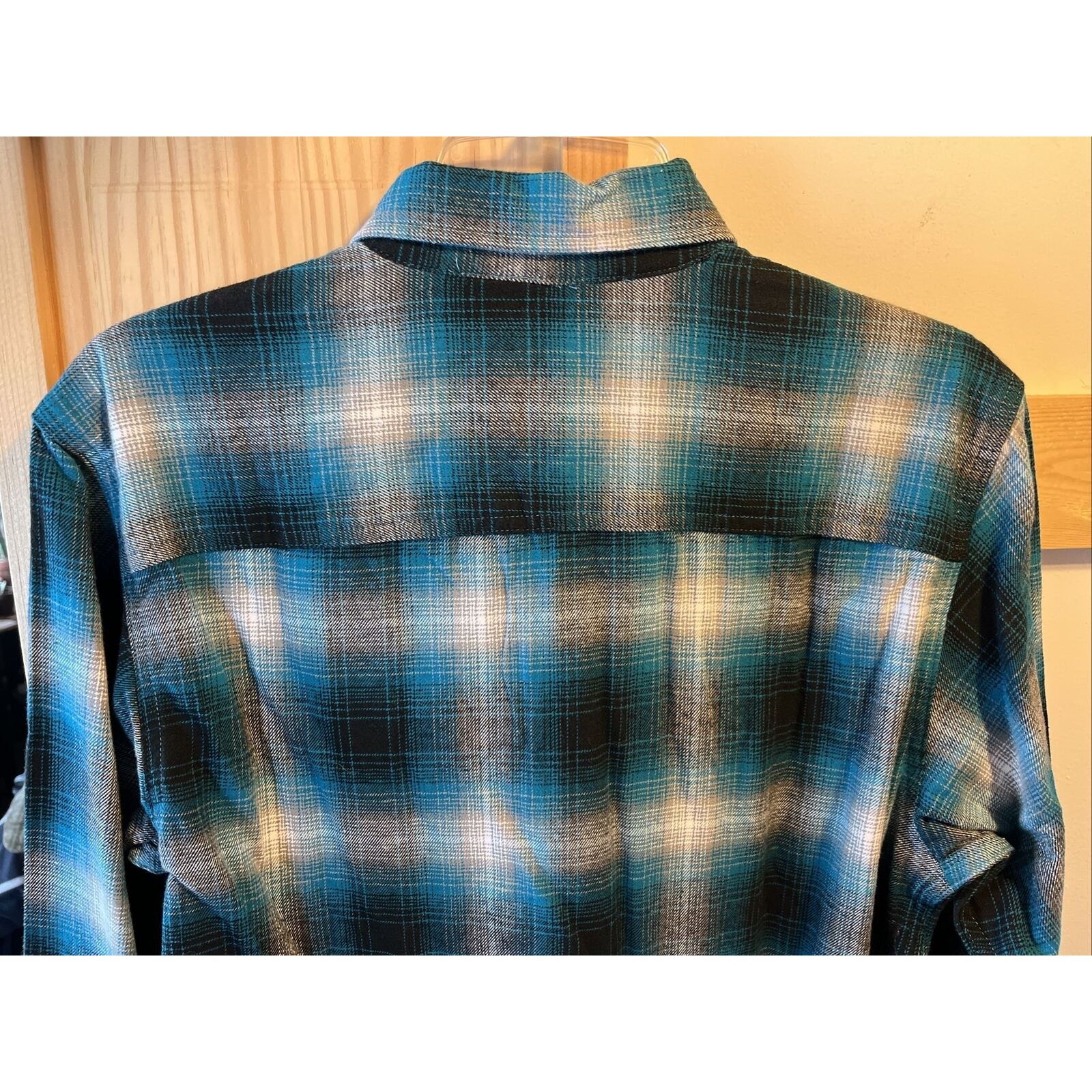 Other Hobbs Creek Mens S Blue Plaid LS Button Cotton Flannel Shirt Size US S / EU 44-46 / 1 - 14 Thumbnail