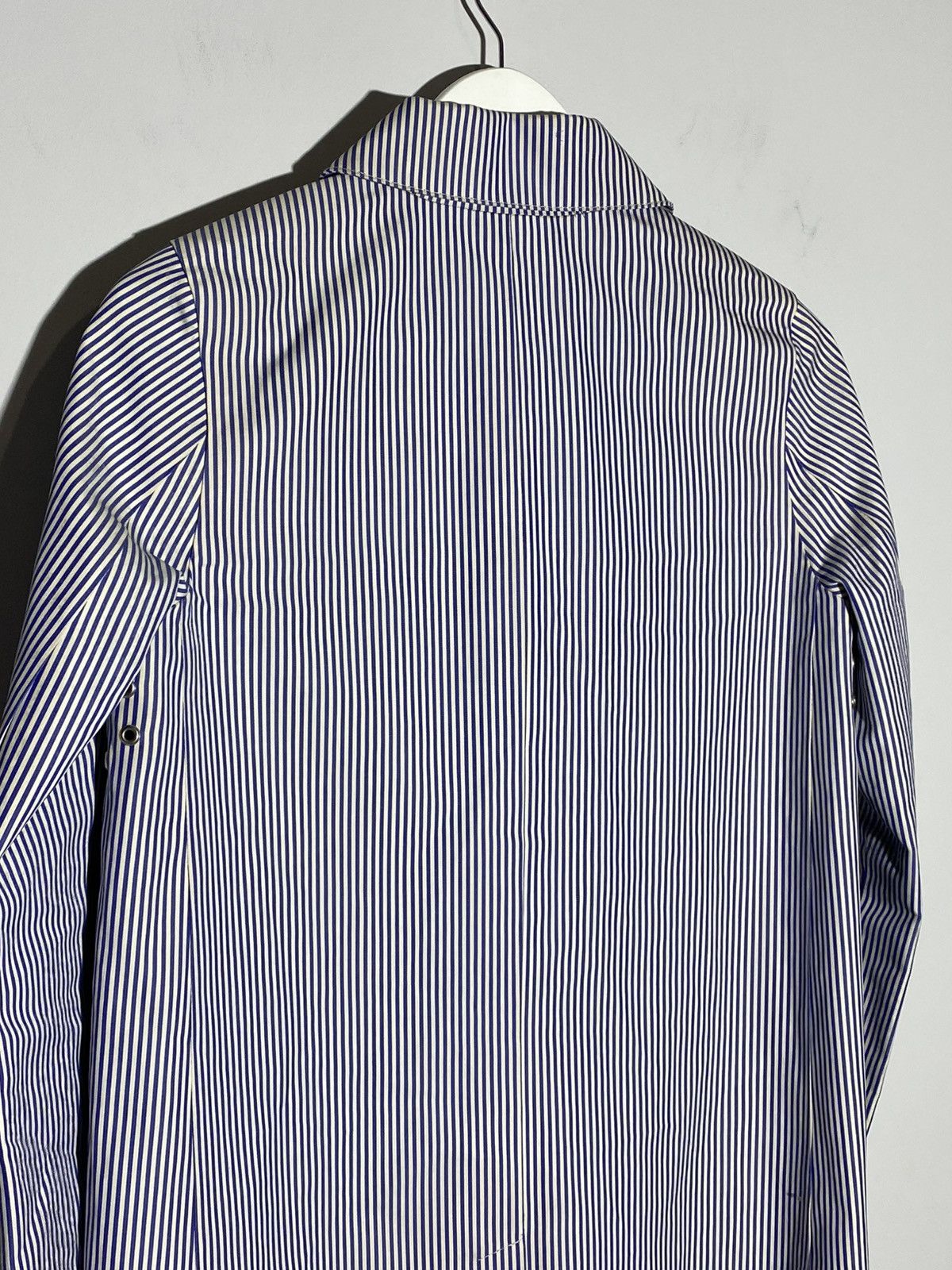 Mackintosh Mackintosh Trench Rain Coat Cotton Bonded Striped Jacket Size XS / US 0-2 / IT 36-38 - 14 Thumbnail