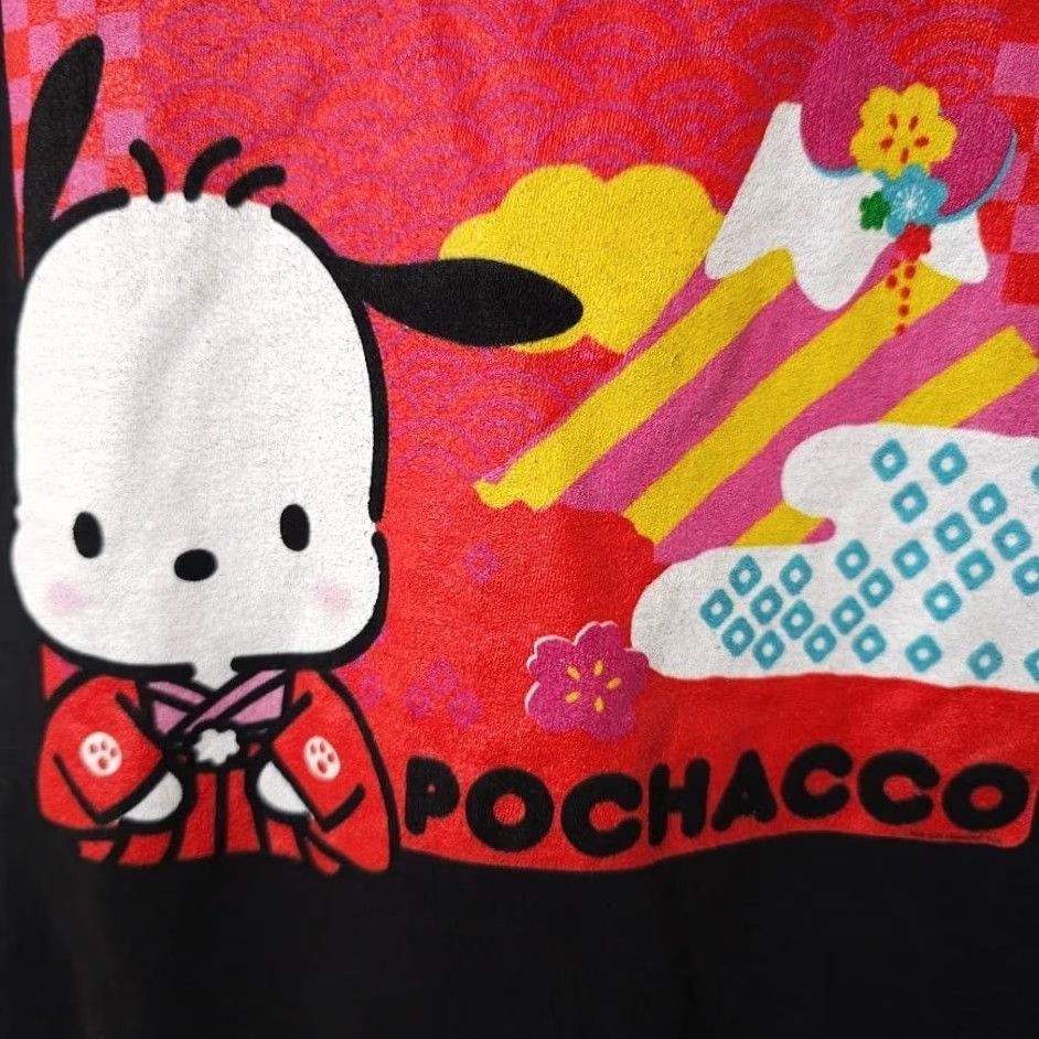Vintage VINTAGE Pochacco T Shirt Womens Size Large Black Sanrio 60th Anniversary Shirt Womens L Black Sanrio 60th Anniversary Mens? Size L / US 10 / IT 46 - 4 Thumbnail