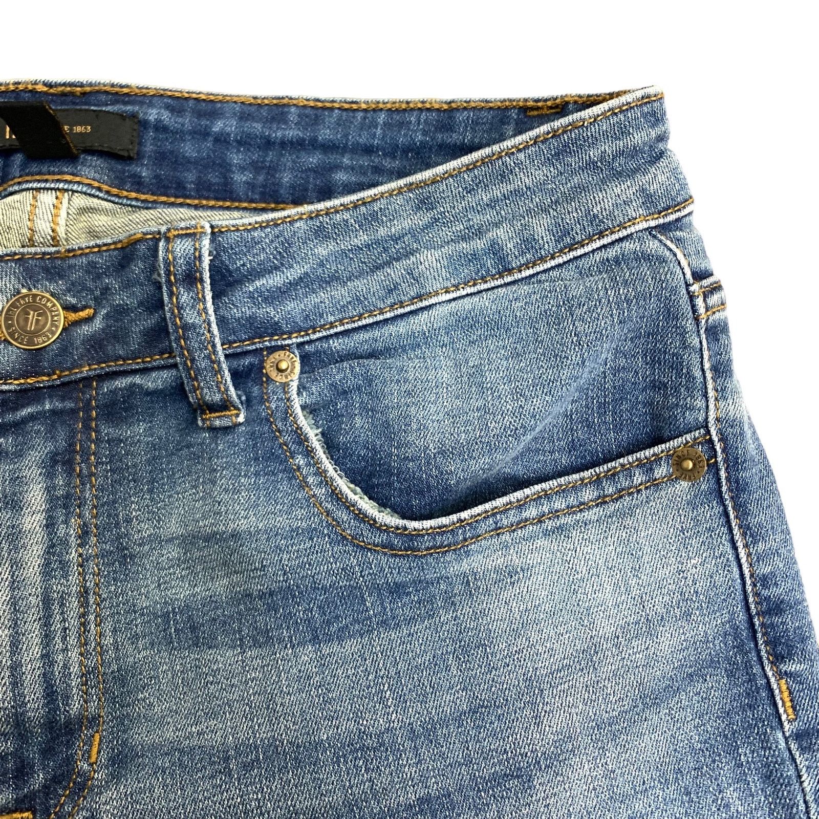 Frye FRYE Jeans Cropped Ankle Raw Hem SZ 8 Size 30" / US 8 / IT 44 - 7 Thumbnail